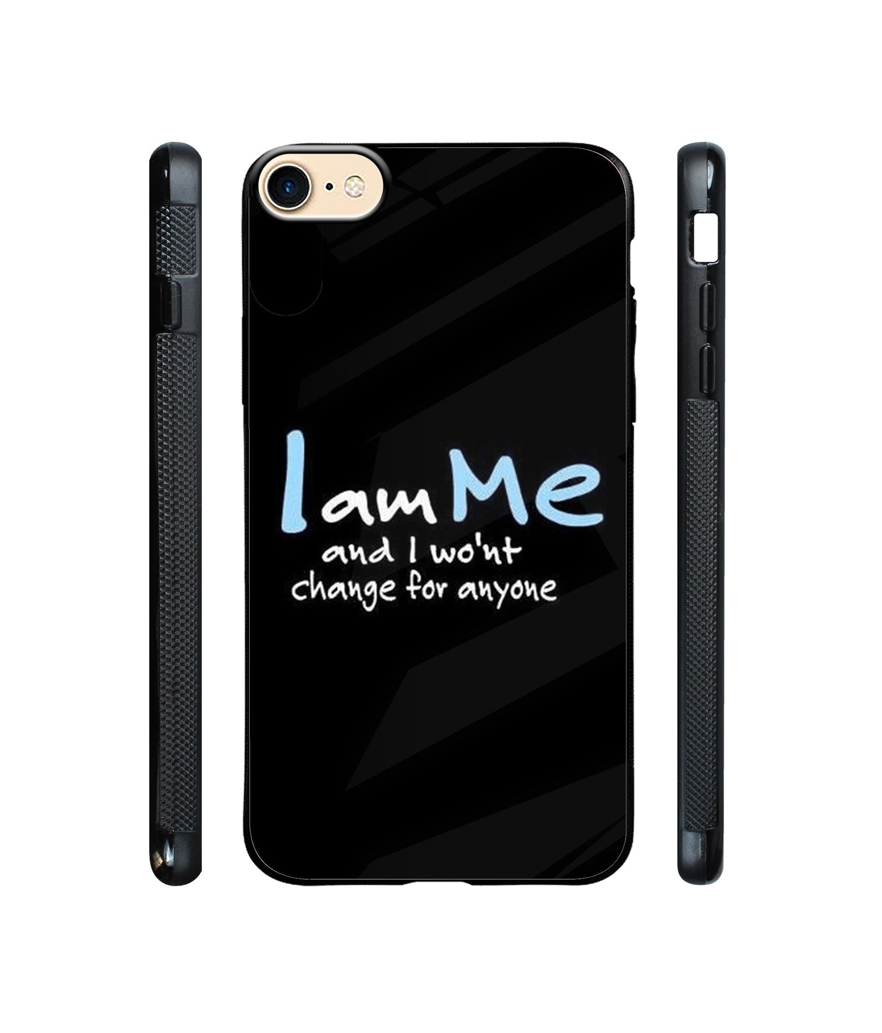 Quotes Designer Printed Glass Cover for Apple iPhone 7 / iPhone 8