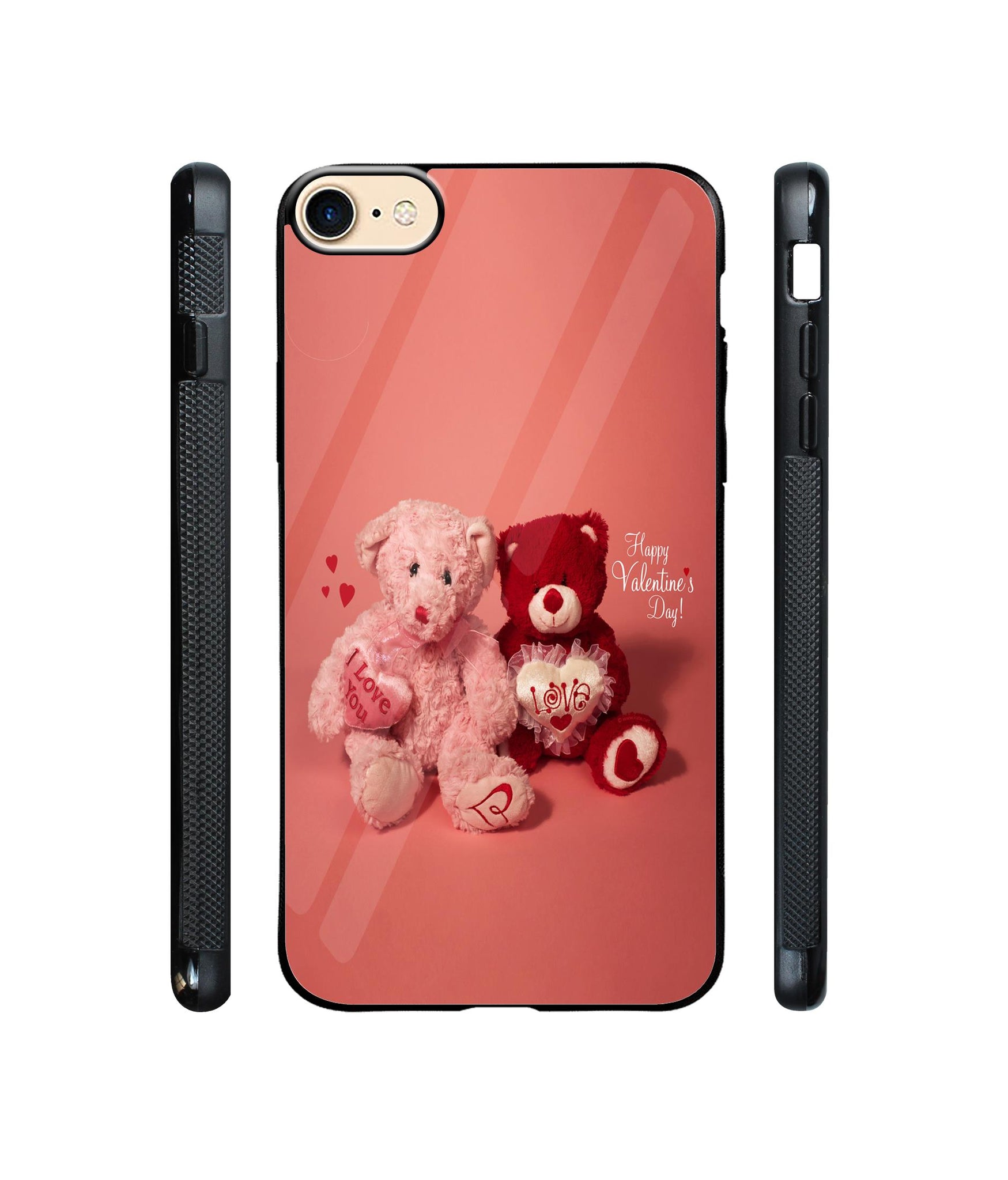Valentine Day Designer Printed Glass Cover for Apple iPhone 7 / iPhone 8