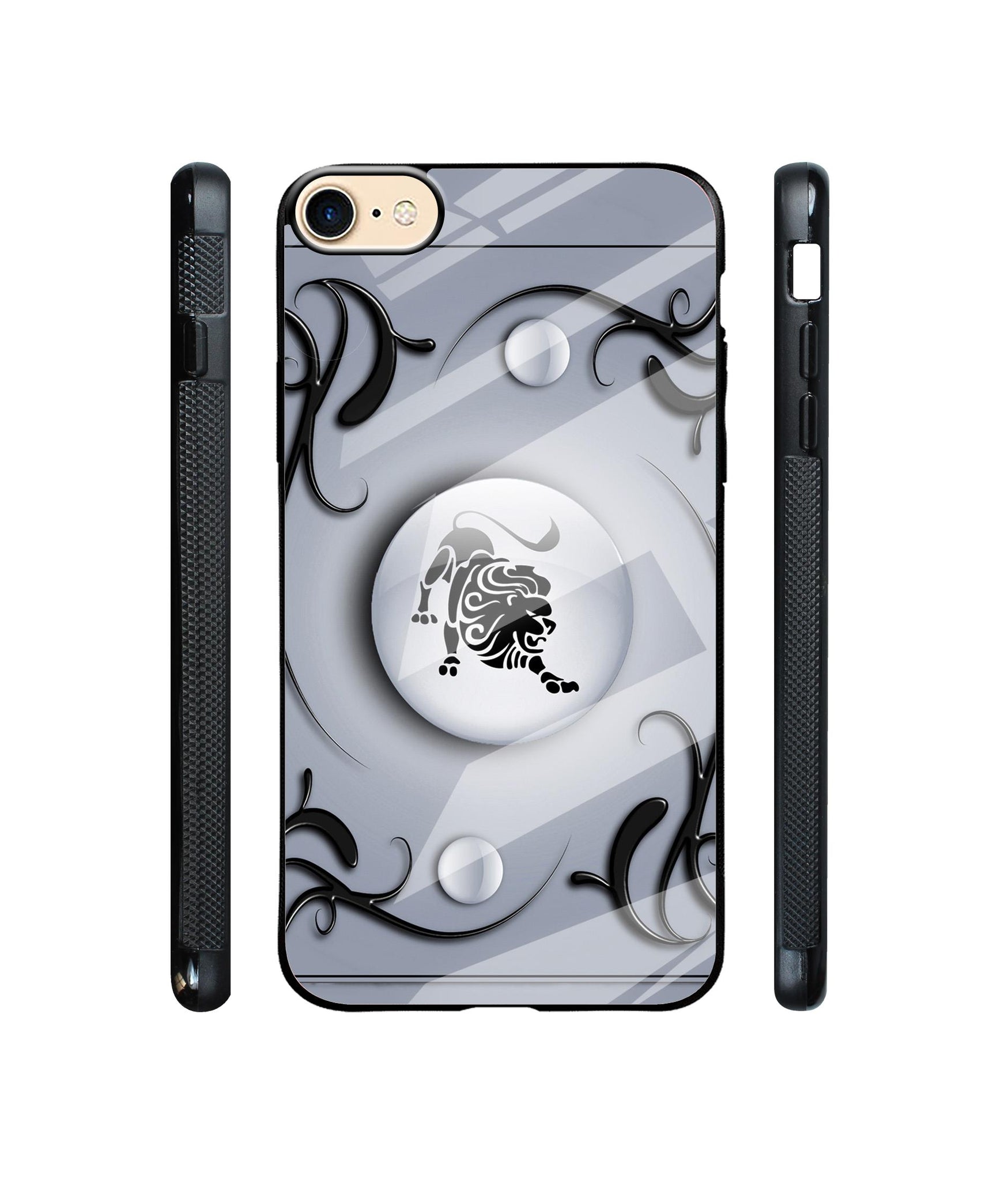 Leo Designer Printed Glass Cover for Apple iPhone 7 / iPhone 8