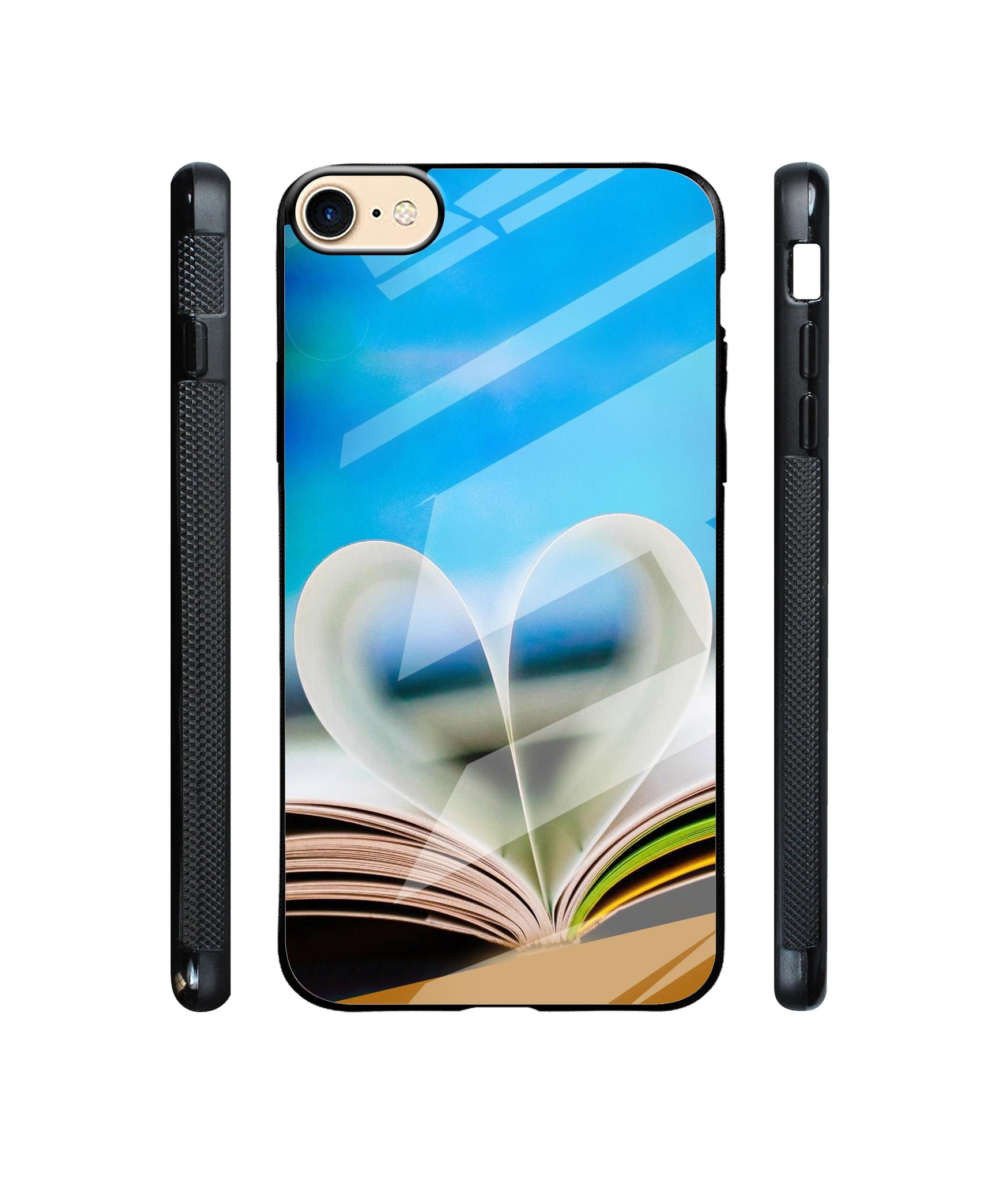 Love Book Designer Printed Glass Cover for Apple iPhone 7 / iPhone 8