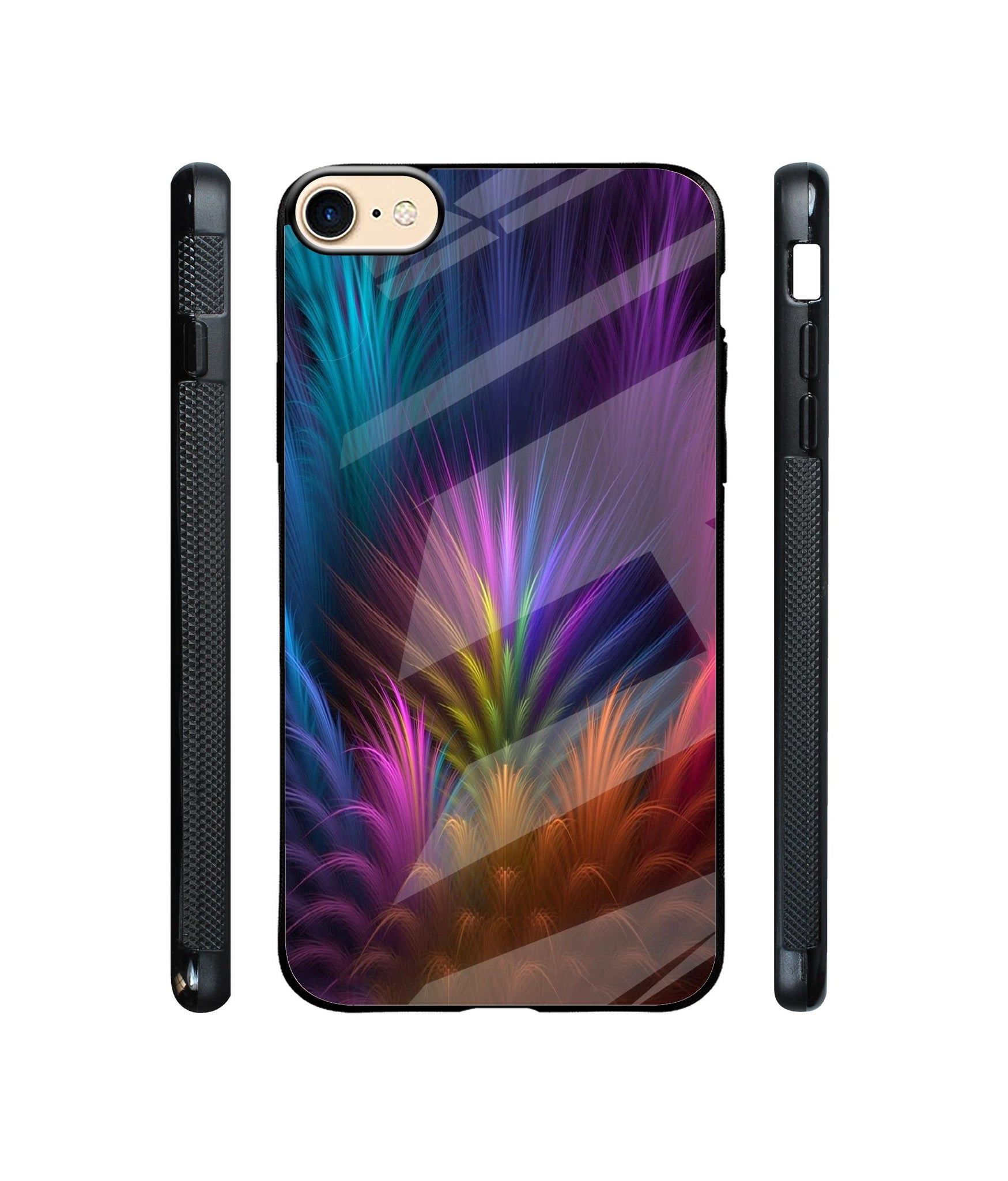 Multicoloured Designer Printed Glass Cover for Apple iPhone 7 / iPhone 8