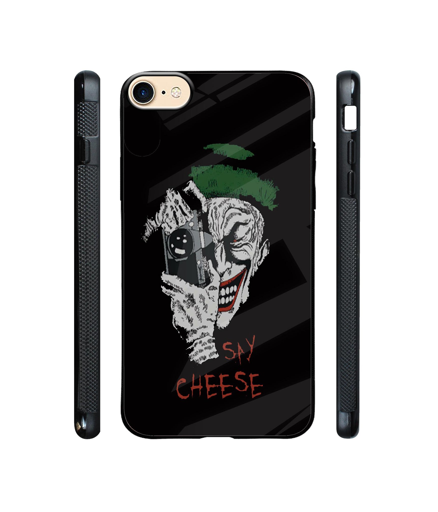 Joker Say Cheese Designer Printed Glass Cover for Apple iPhone 7 / iPhone 8
