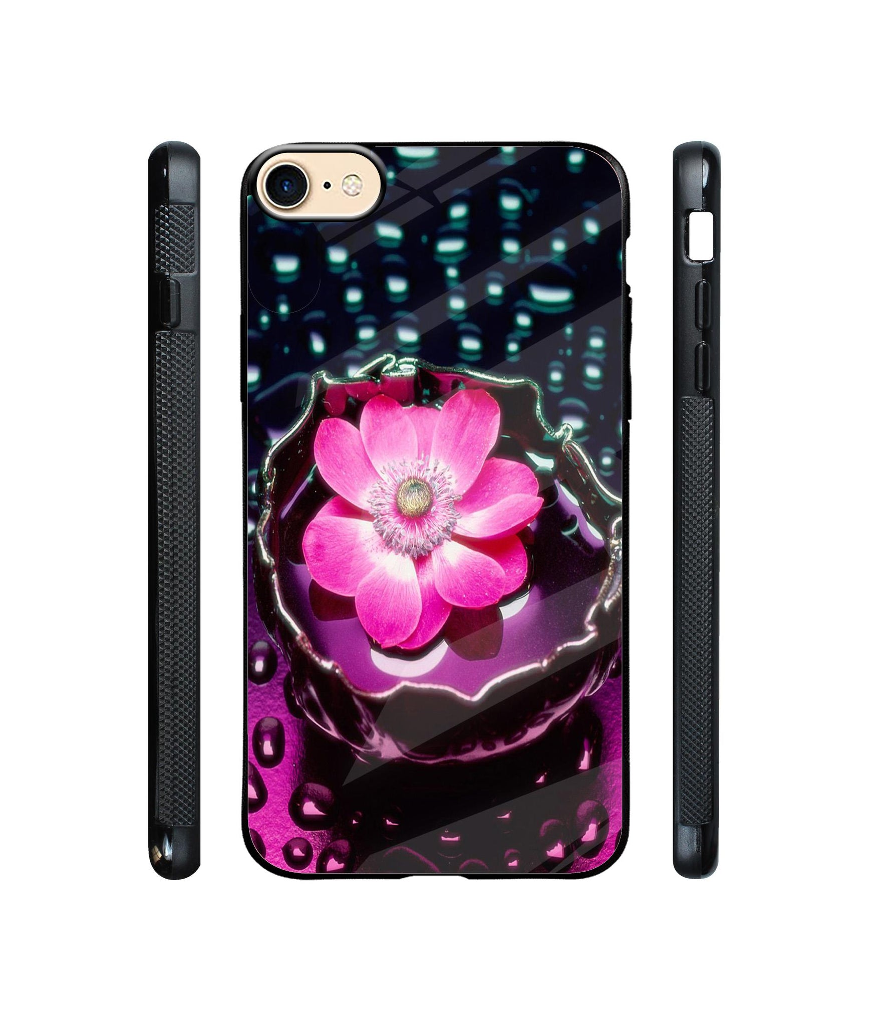 Flower in Water Designer Printed Glass Cover for Apple iPhone 7 / iPhone 8