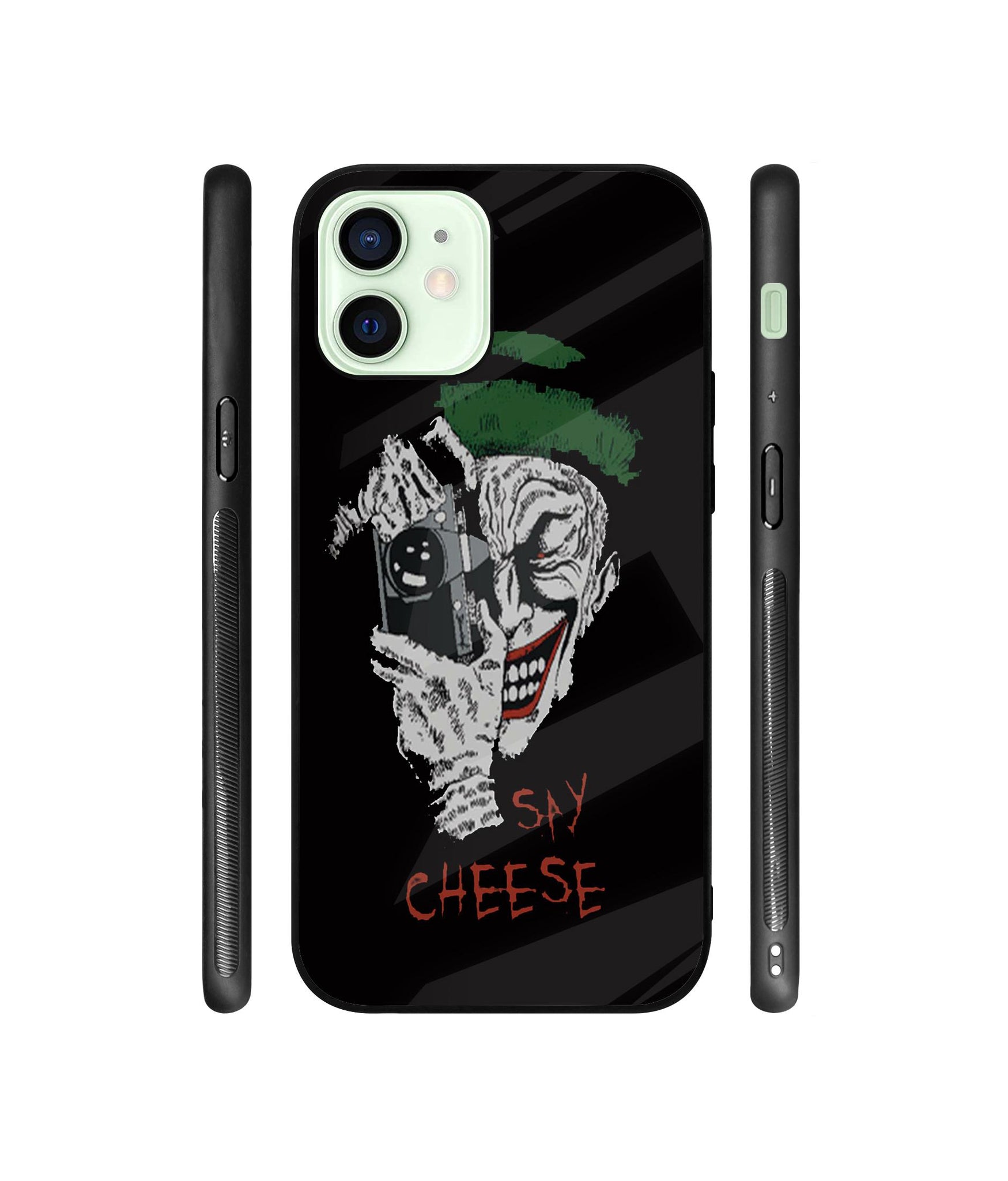 Joker Say Cheese Designer Printed Glass Cover for Apple iPhone 12 Mini
