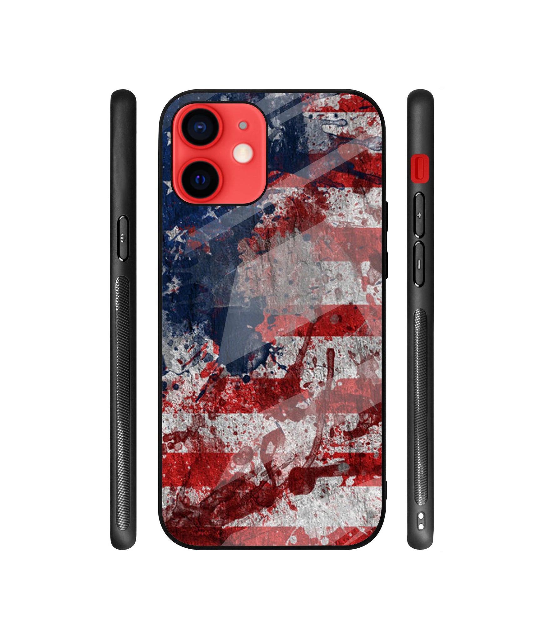 Painting American Designer Printed Glass Cover for Apple iPhone 12 / iPhone 12 Pro