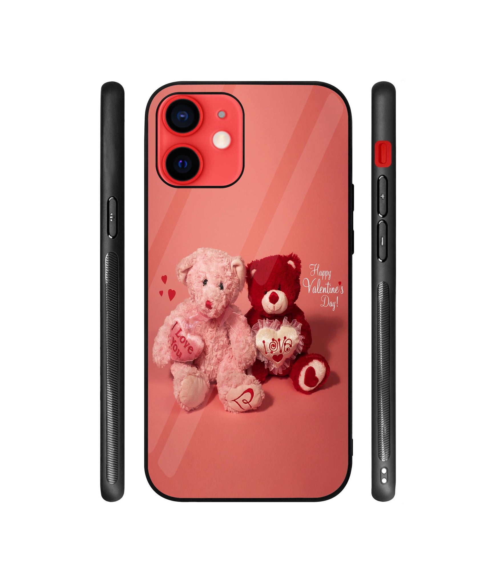 Valentine Day Designer Printed Glass Cover for Apple iPhone 12 / iPhone 12 Pro