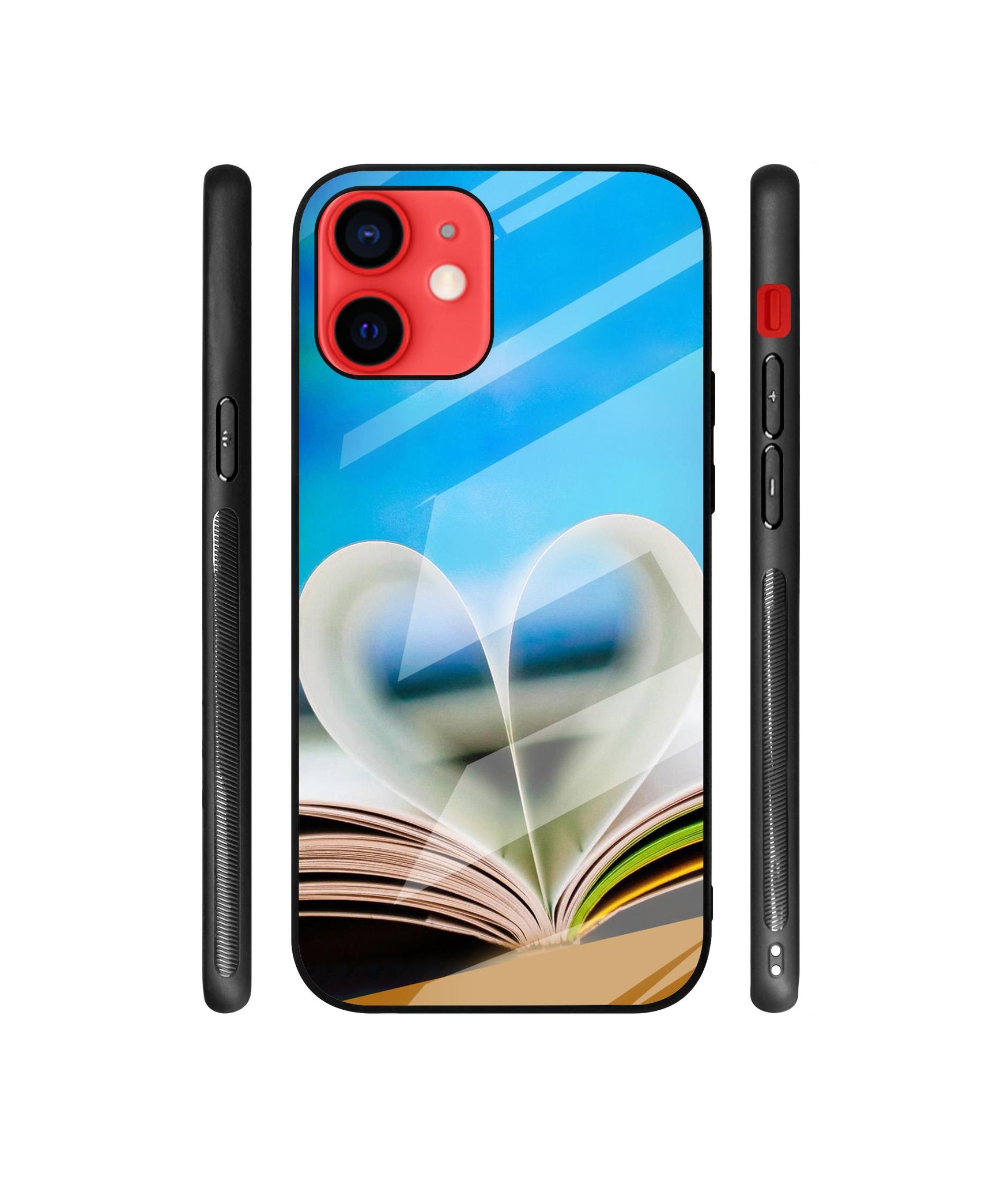 Love Book Designer Printed Glass Cover for Apple iPhone 12 / iPhone 12 Pro