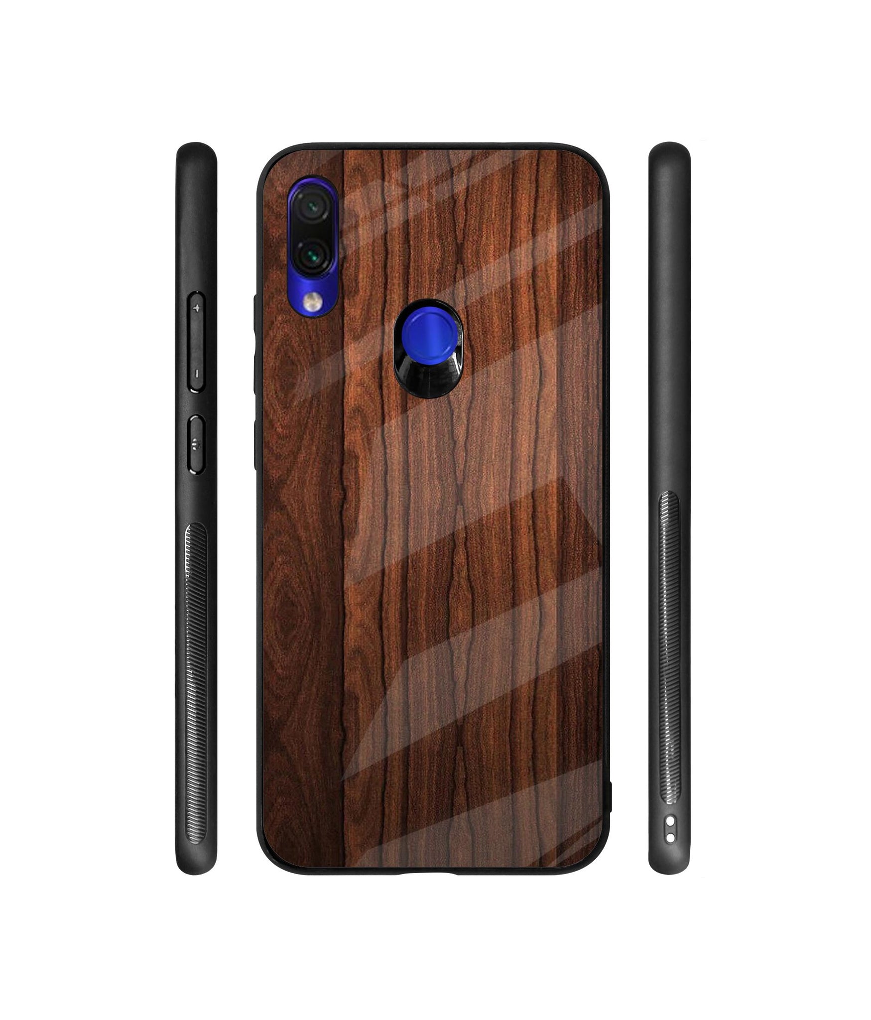 Wooden Texture Designer Printed Glass Cover for Mi Redmi Note 7 / Note 7 Pro / Note 7S