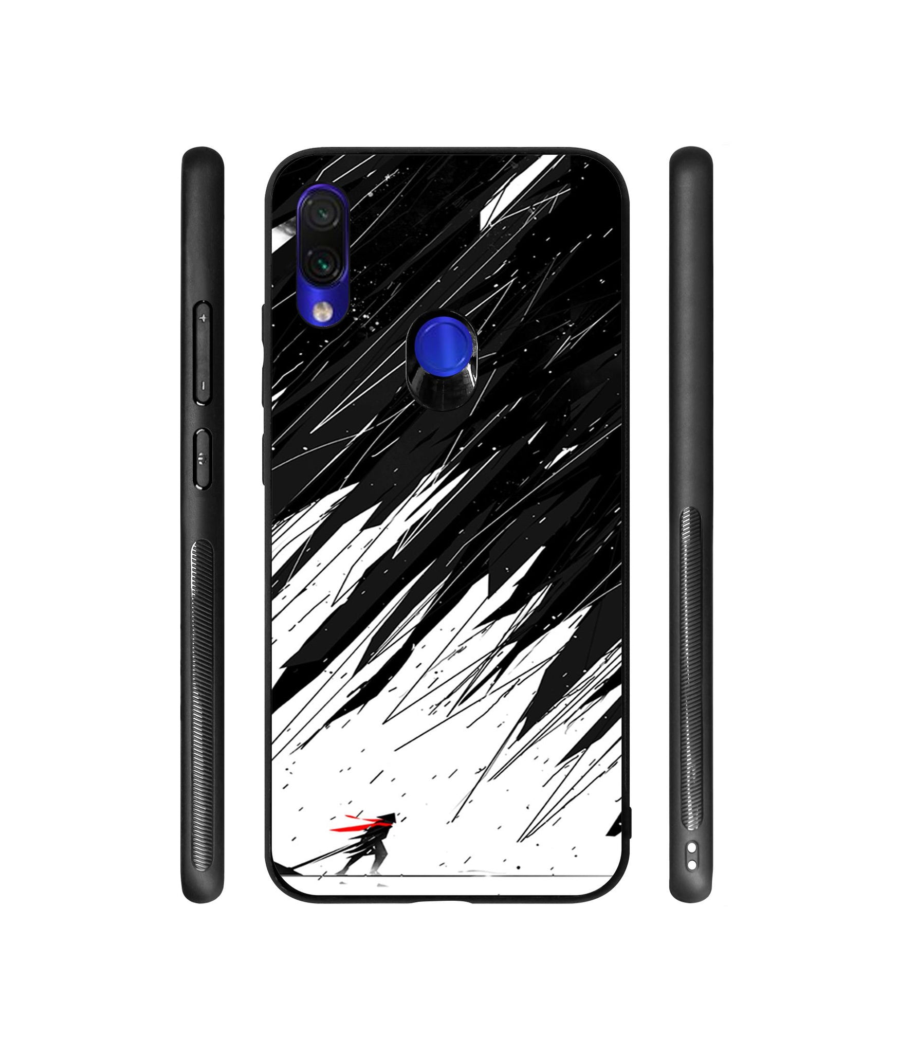 Geometric Strom Designer Printed Glass Cover for Mi Redmi Note 7 / Note 7 Pro / Note 7S
