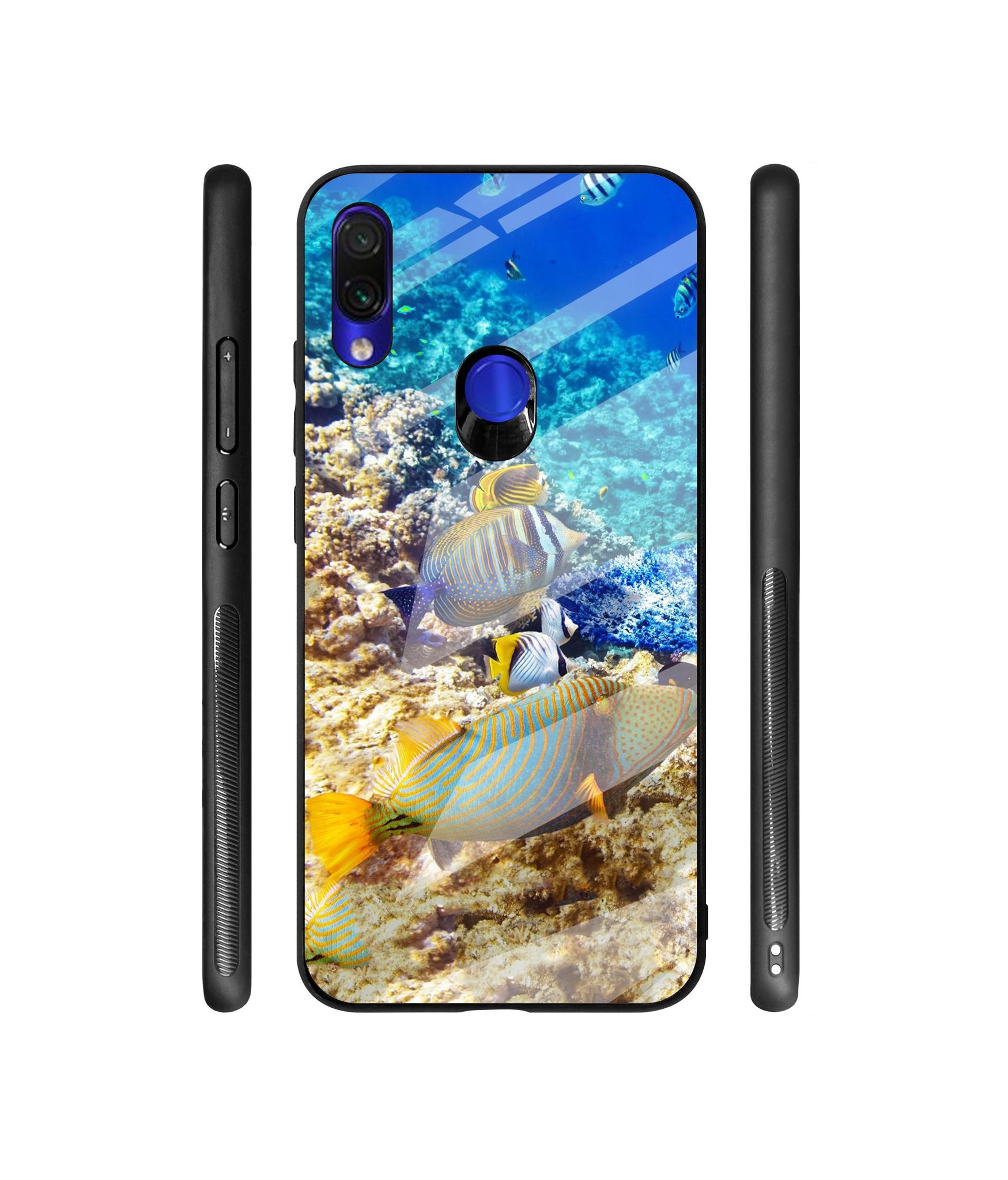 Underwater World Designer Printed Glass Cover for Mi Redmi Note 7 / Note 7 Pro / Note 7S