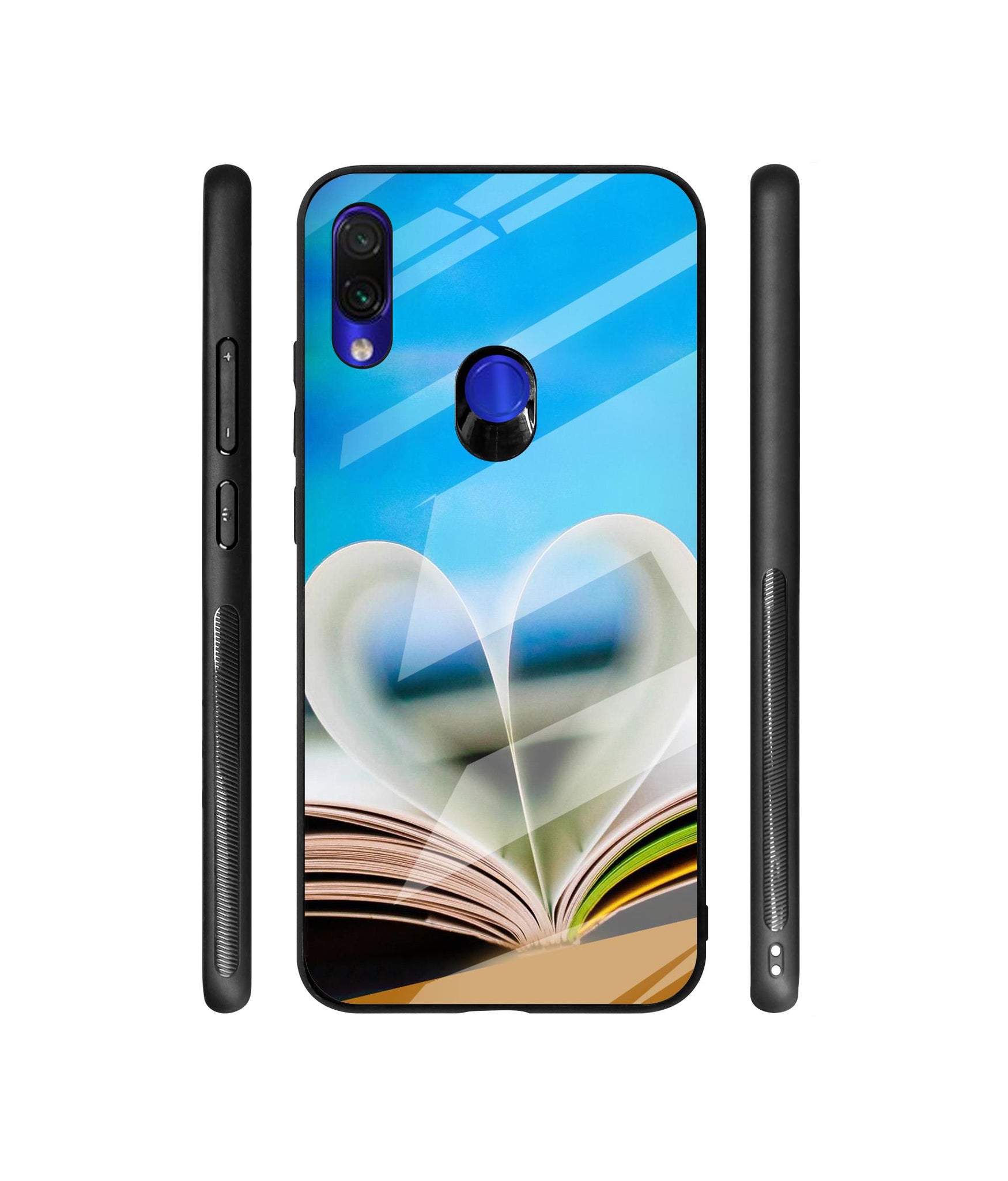 Love Book Designer Printed Glass Cover for Mi Redmi Note 7 / Note 7 Pro / Note 7S