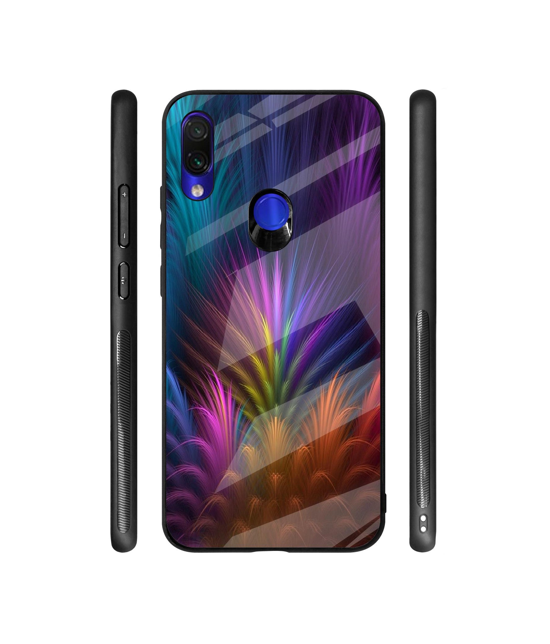 Multicoloured Designer Printed Glass Cover for Mi Redmi Note 7 / Note 7 Pro / Note 7S