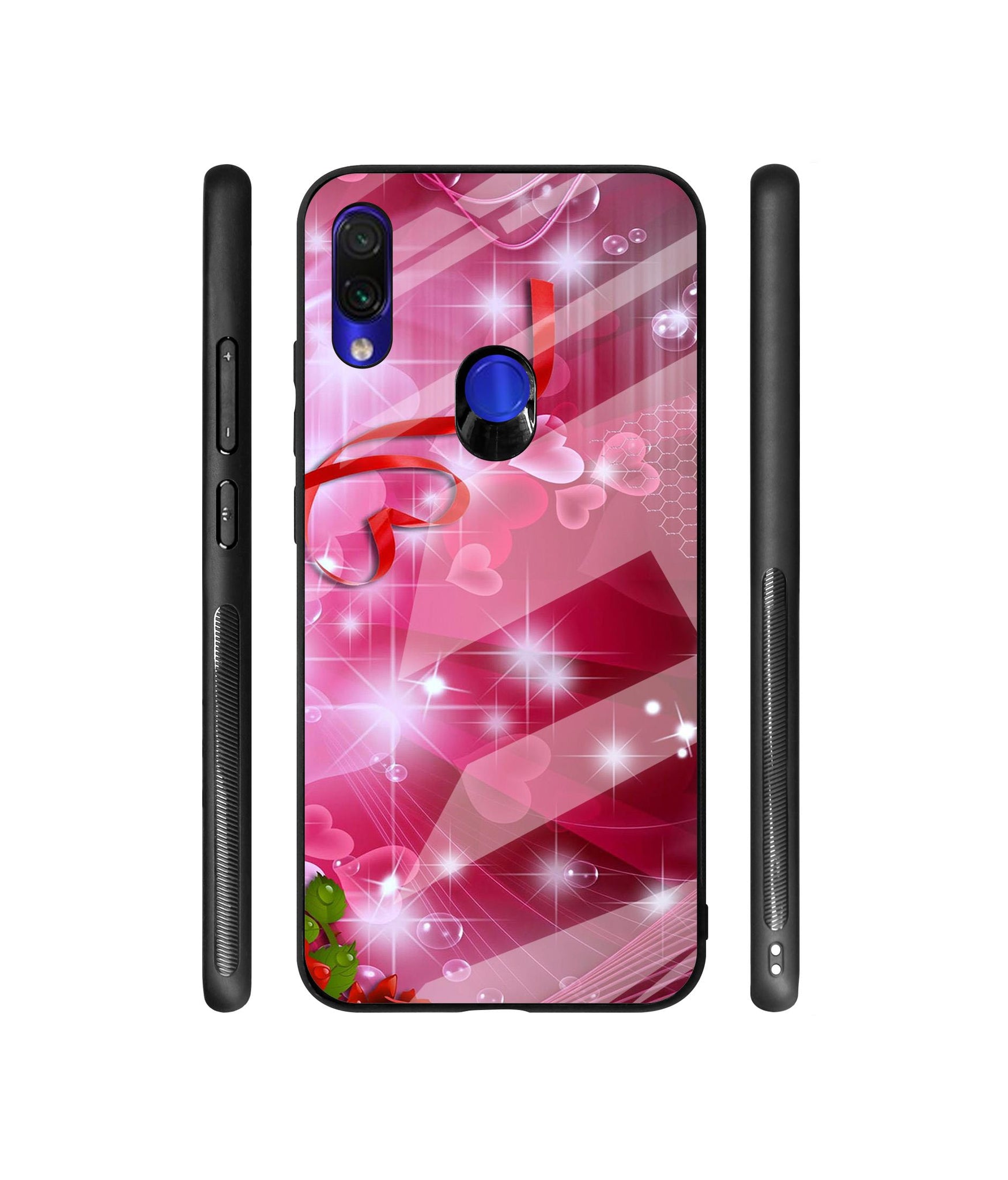 Love Designer Printed Glass Cover for Mi Redmi Note 7 / Note 7 Pro / Note 7S