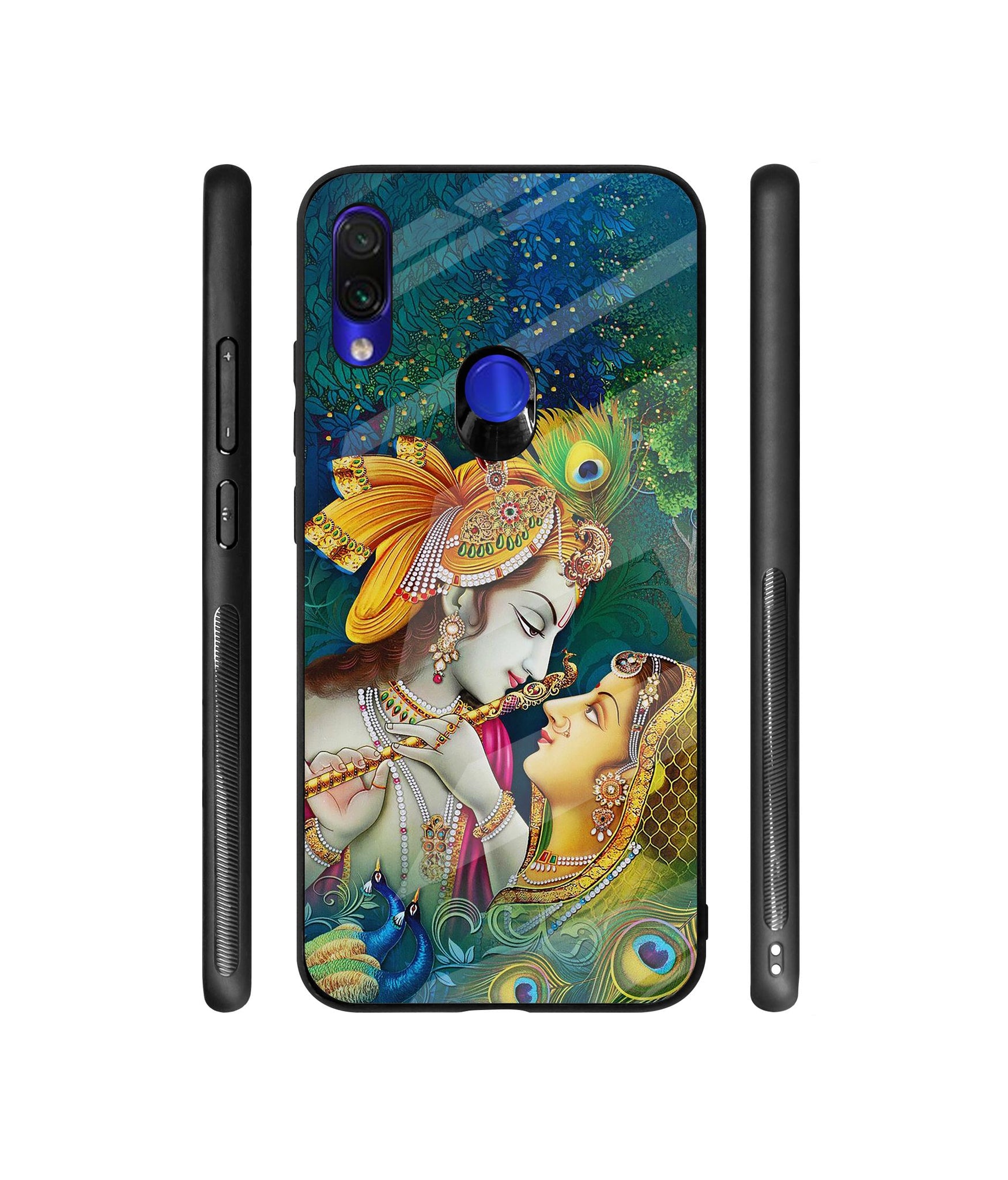 Radha Kishan Love Designer Printed Glass Cover for Mi Redmi Note 7 / Note 7 Pro / Note 7S