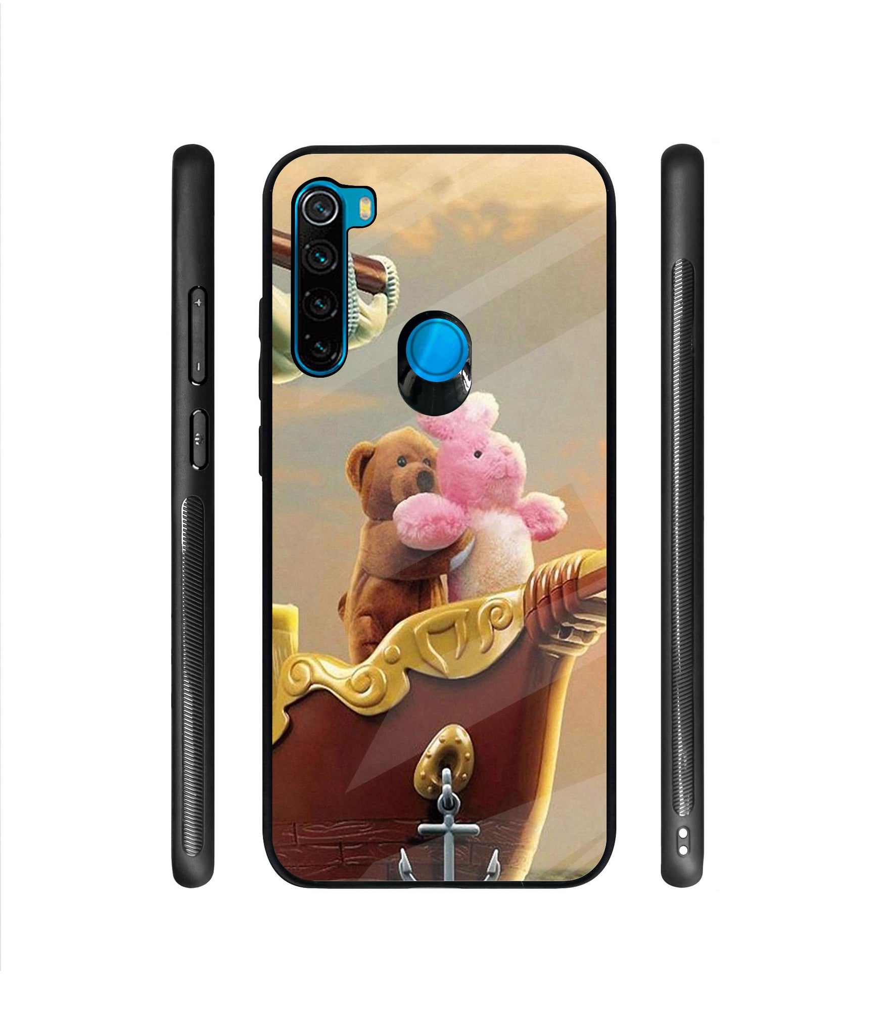 Funny Titanic Designer Printed Glass Cover for Mi Redmi Note 8