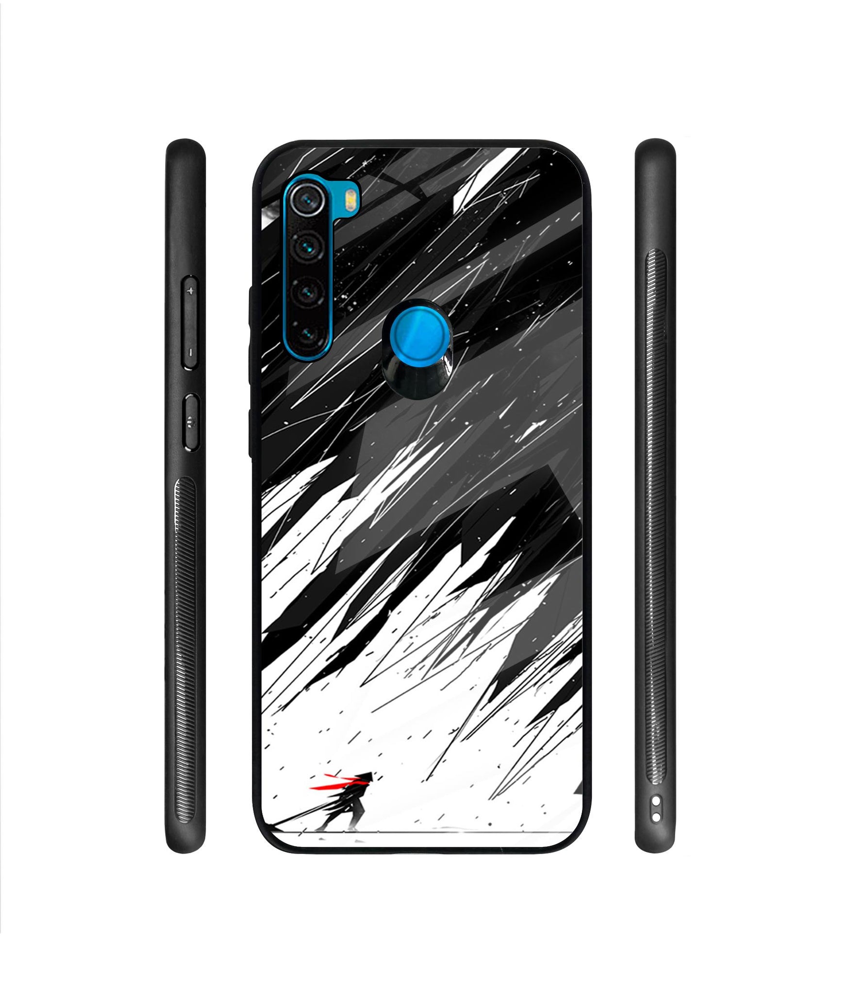 USA Flag Designer Printed Glass Cover for Mi Redmi Note 8