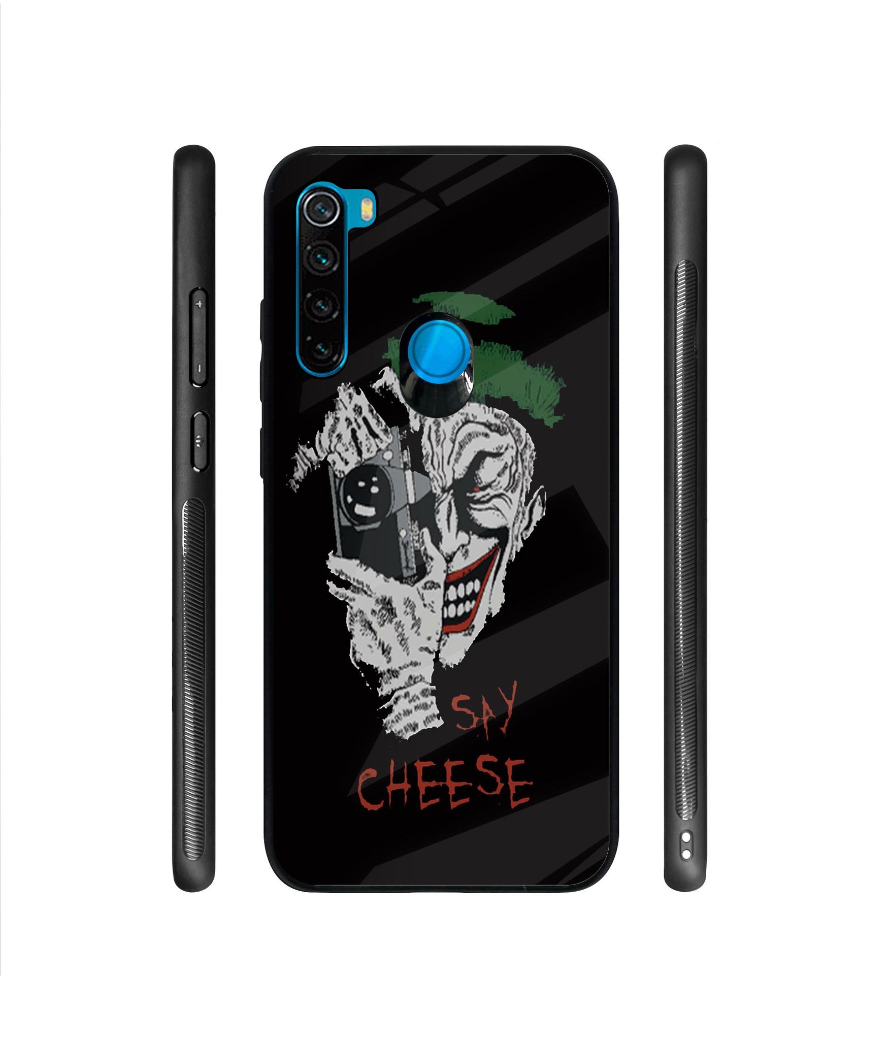 Joker Say Cheese Designer Printed Glass Cover for Mi Redmi Note 8