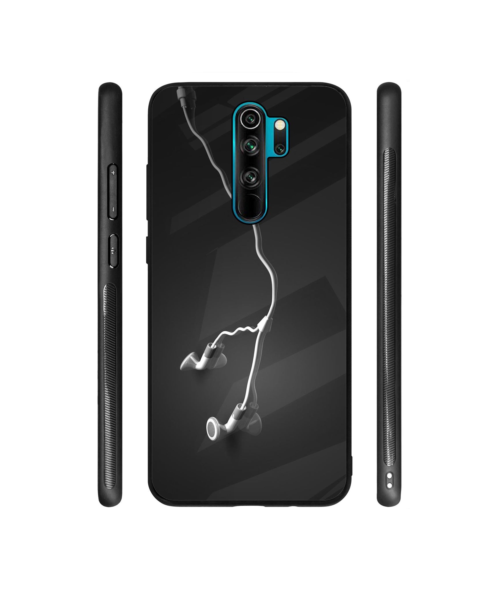 Music Designer Printed Glass Cover for Mi Redmi Note 8 Pro