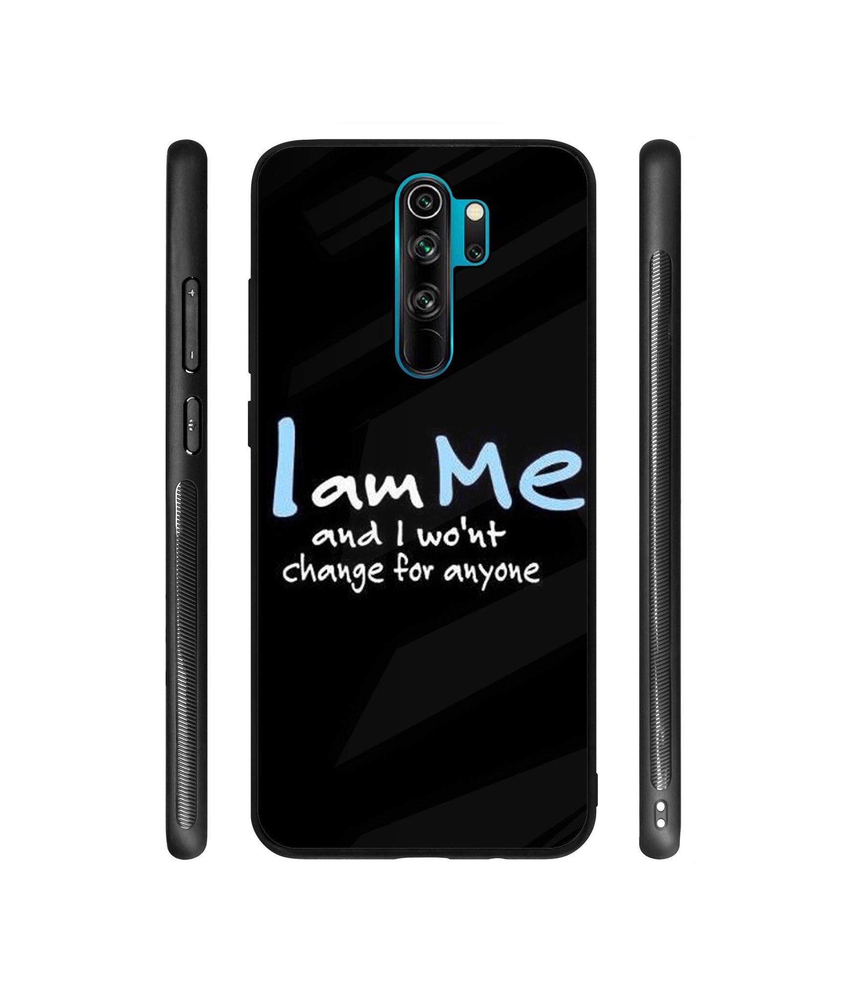 Quotes Designer Printed Glass Cover for Mi Redmi Note 8 Pro