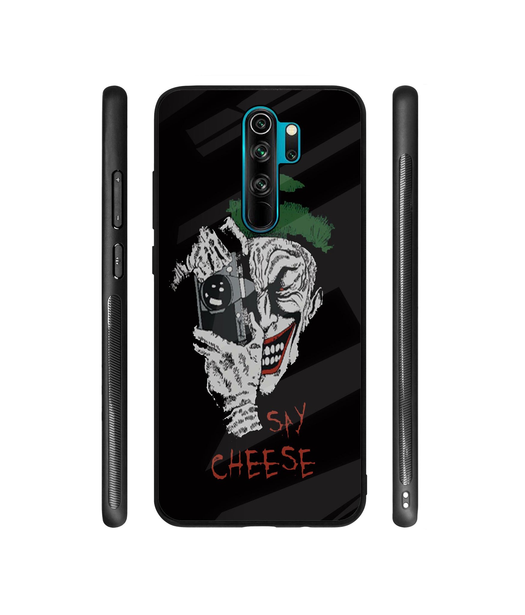 Joker Say Cheese Designer Printed Glass Cover for Mi Redmi Note 8 Pro