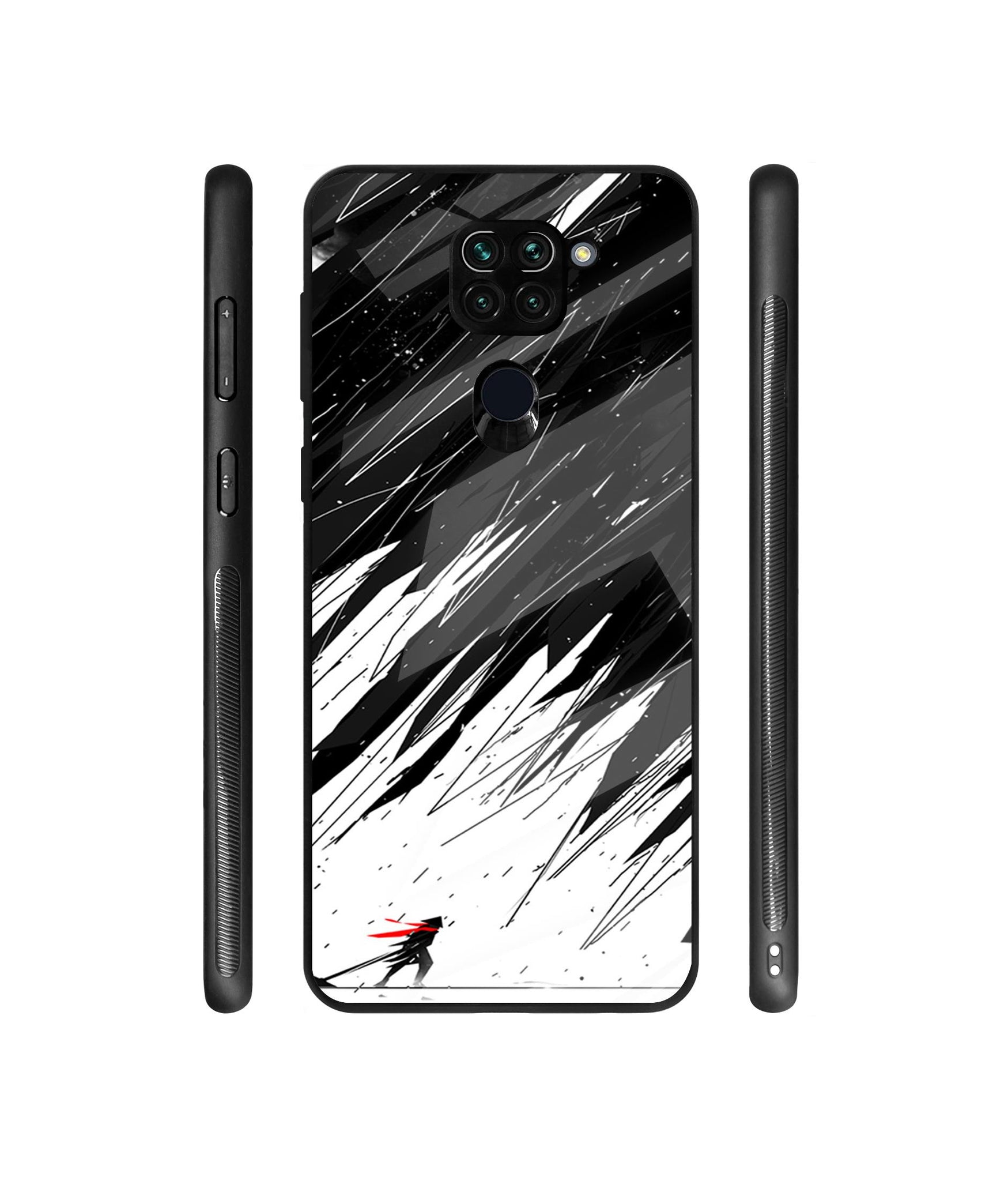 USA Flag Designer Printed Glass Cover for Mi Redmi Note 9