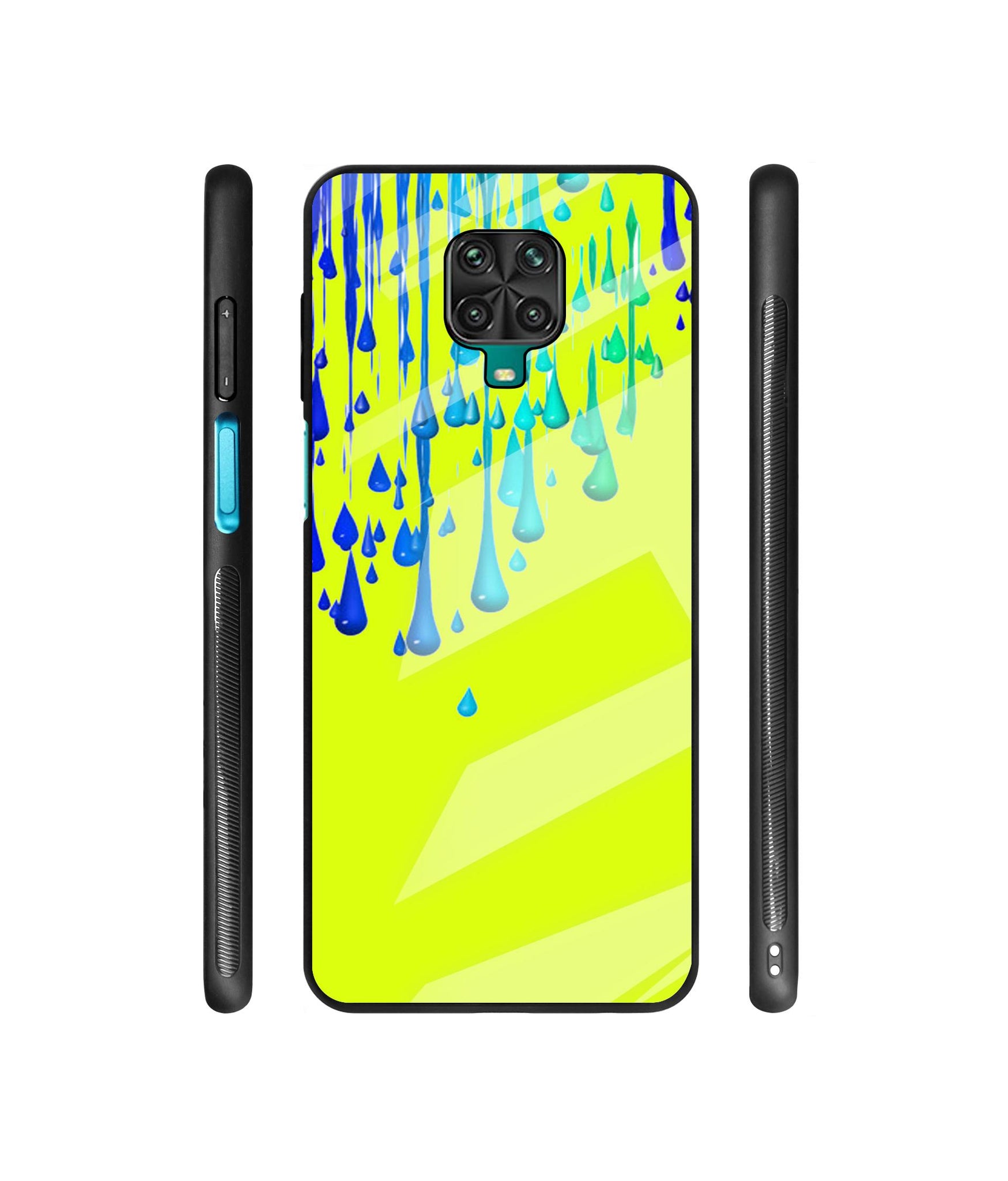 Neon Paint Designer Printed Glass Cover for Mi Redmi Note 9 Pro / Redmi Note 9 Pro Max / Poco M2 Pro