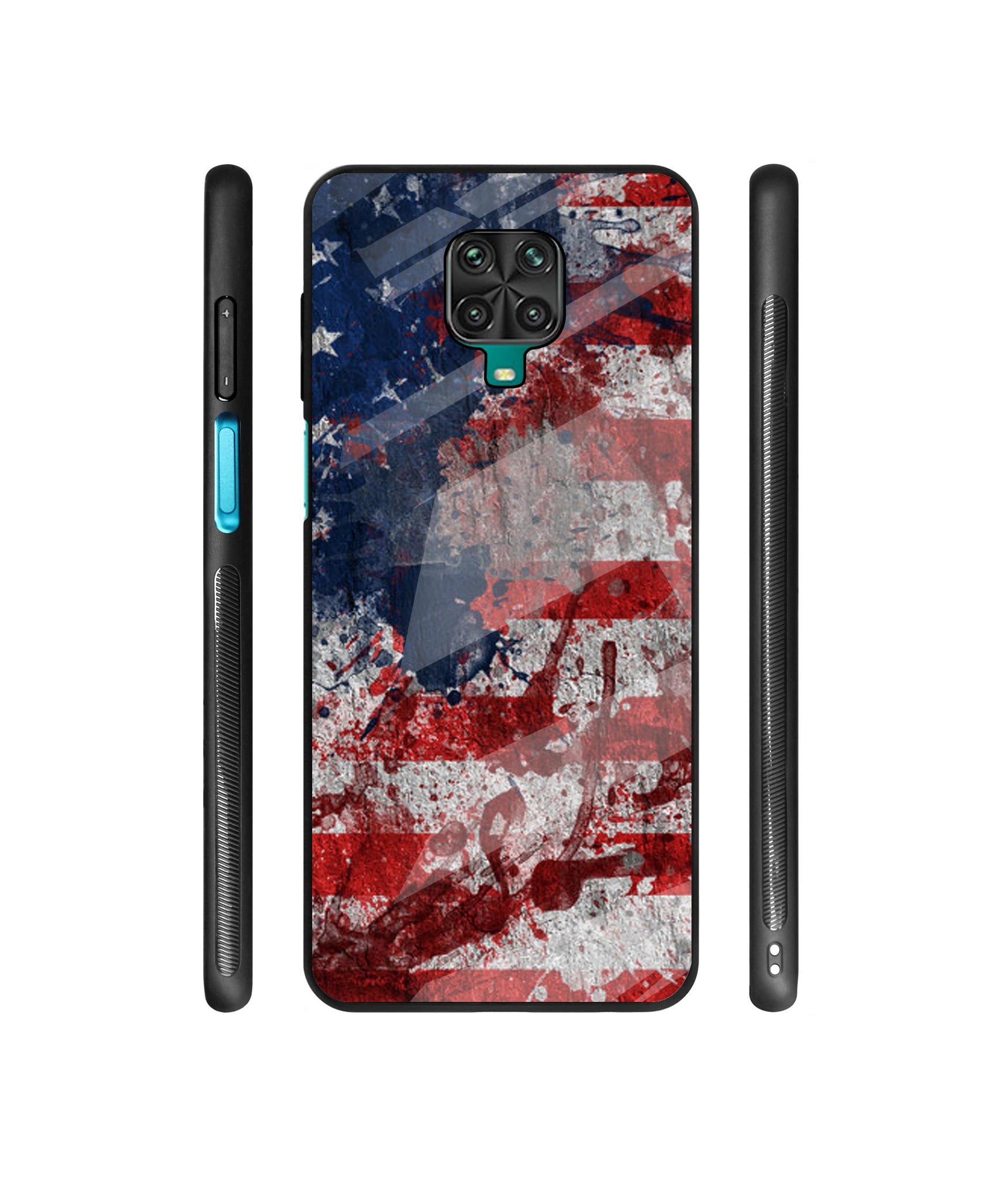 Painting American Designer Printed Glass Cover for Mi Redmi Note 9 Pro / Redmi Note 9 Pro Max / Poco M2 Pro