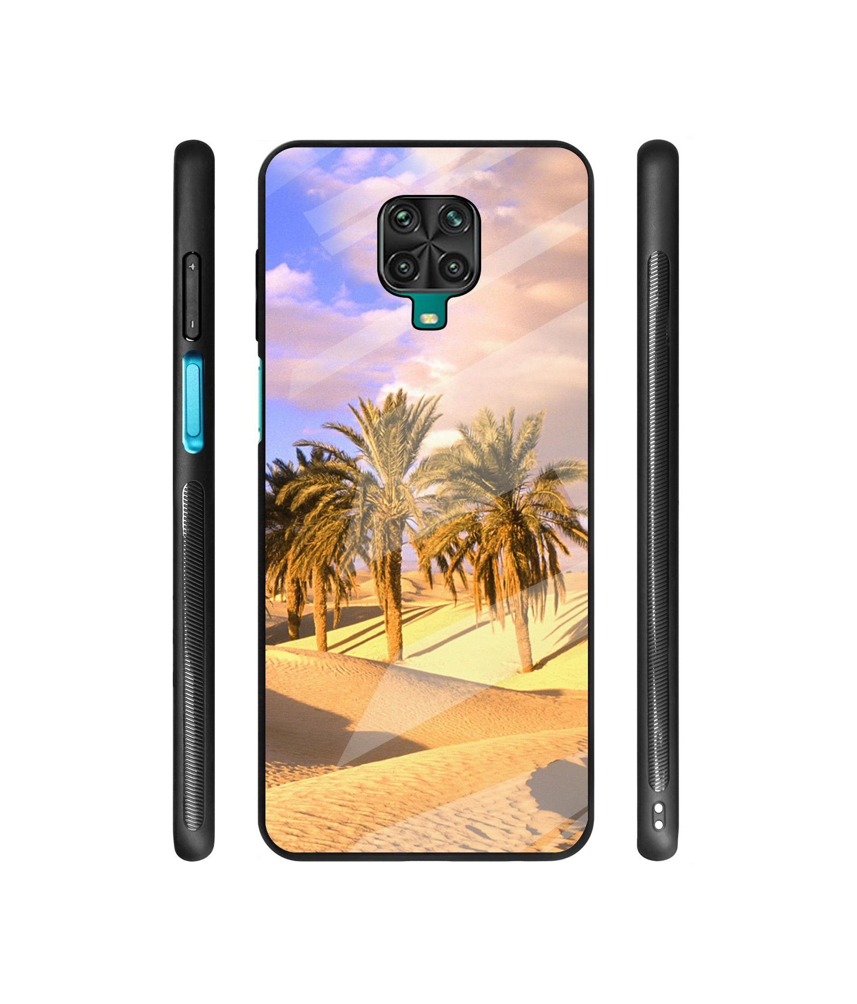 Cat Heart Tail Designer Printed Glass Cover for Mi Redmi Note 9 Pro / Redmi Note 9 Pro Max / Poco M2 Pro