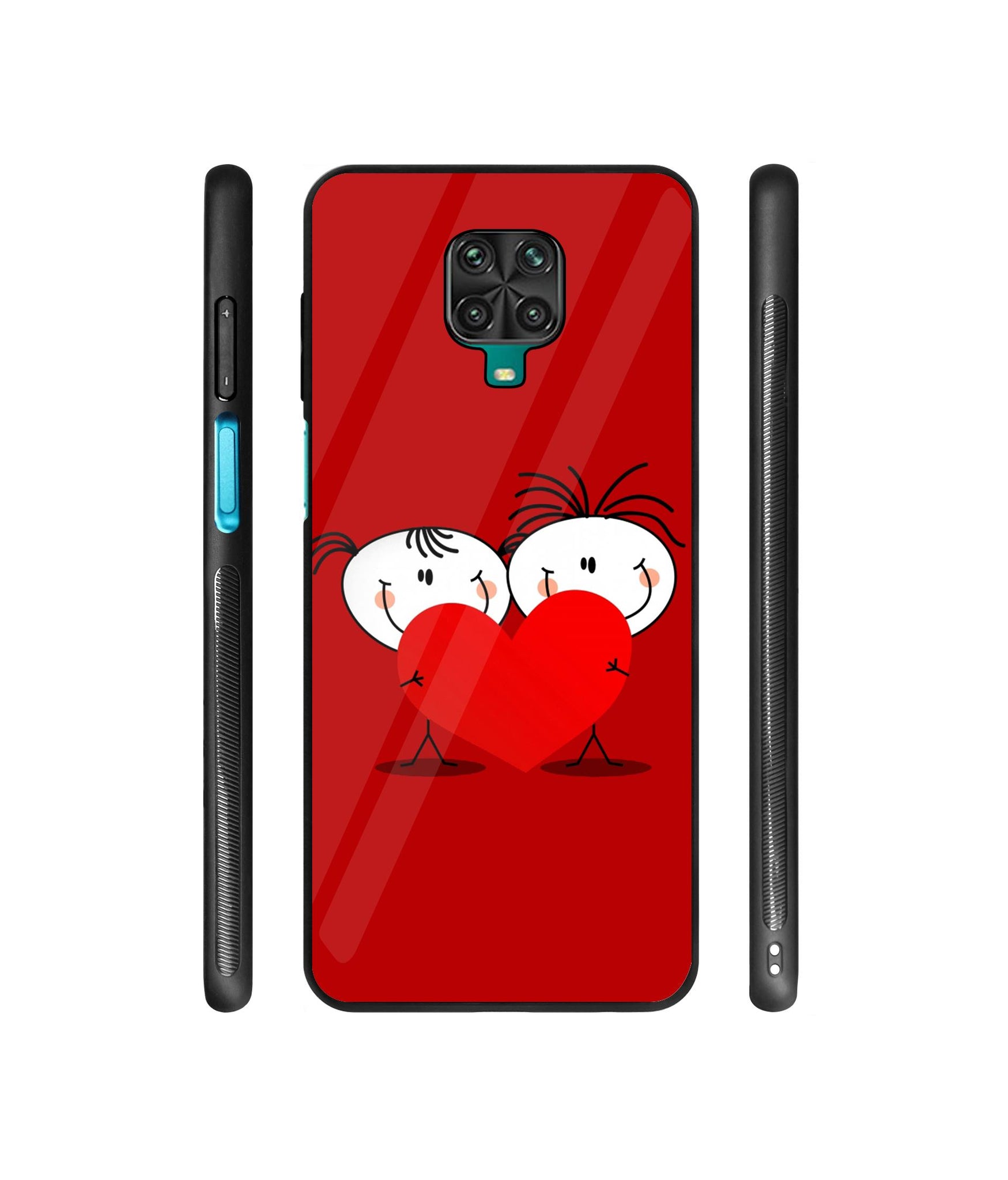 Valentines Day Designer Printed Glass Cover for Mi Redmi Note 9 Pro / Redmi Note 9 Pro Max / Poco M2 Pro