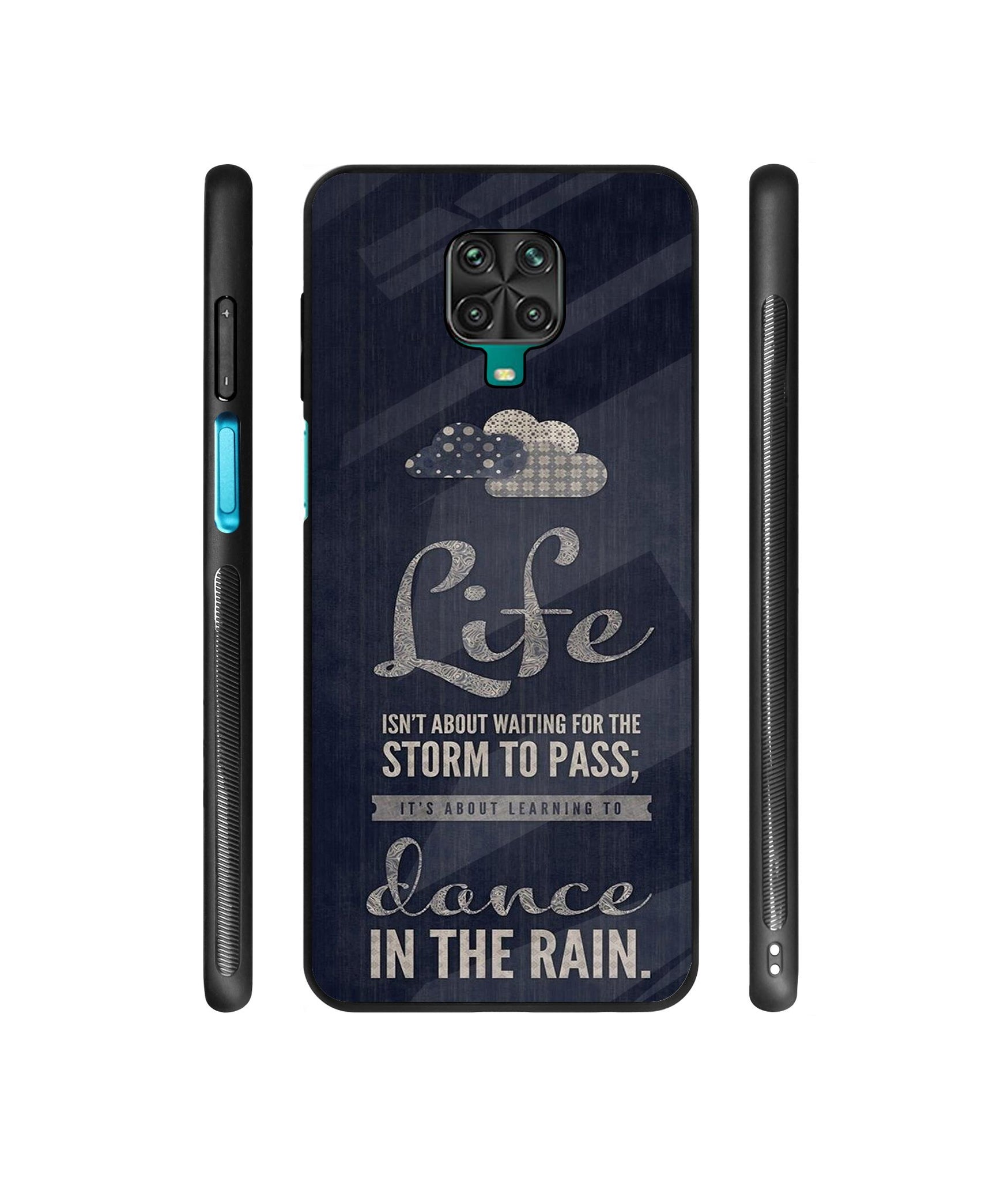 Life Pattern Print Designer Printed Glass Cover for Mi Redmi Note 9 Pro / Redmi Note 9 Pro Max / Poco M2 Pro