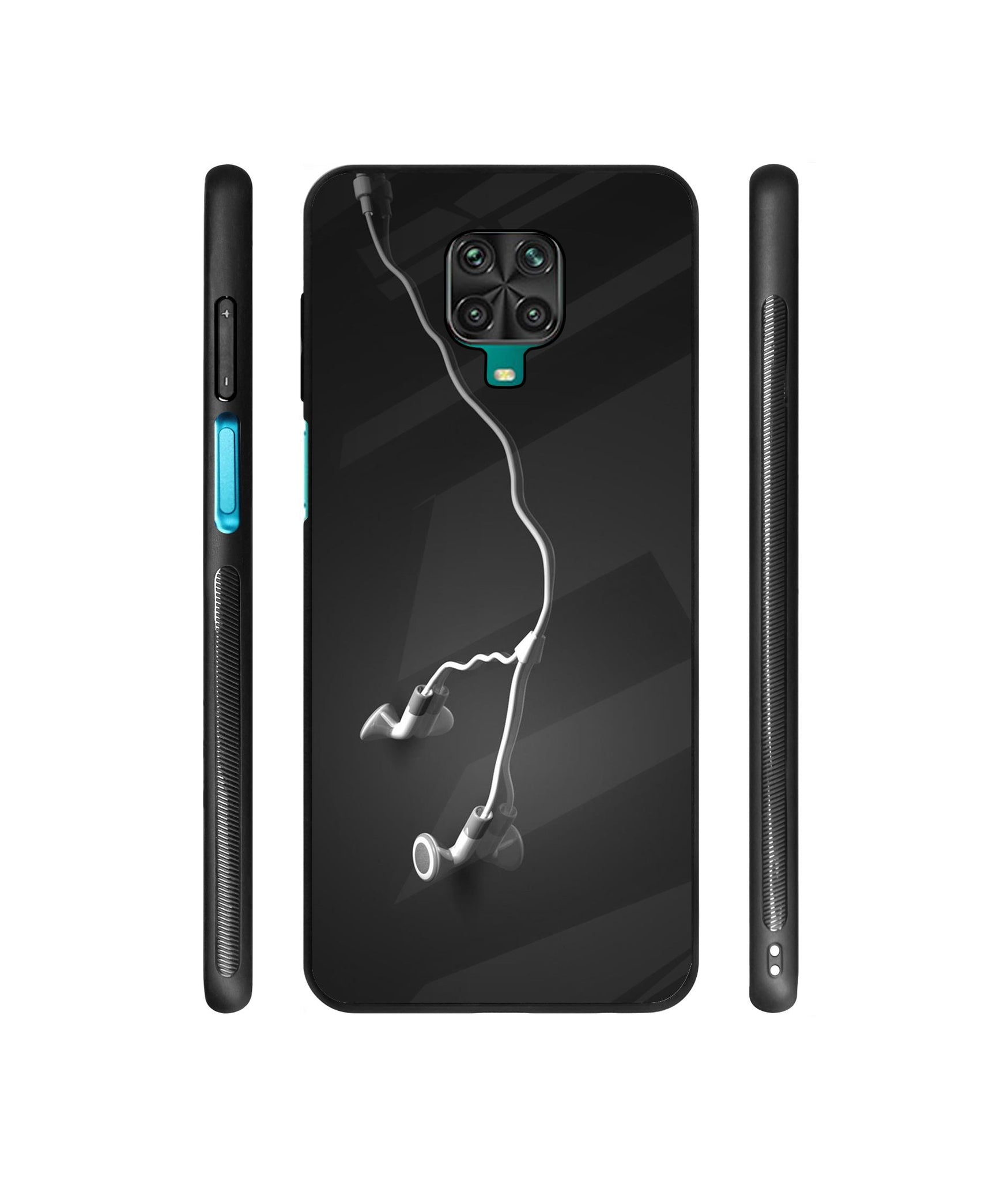 Music Designer Printed Glass Cover for Mi Redmi Note 9 Pro / Redmi Note 9 Pro Max / Poco M2 Pro