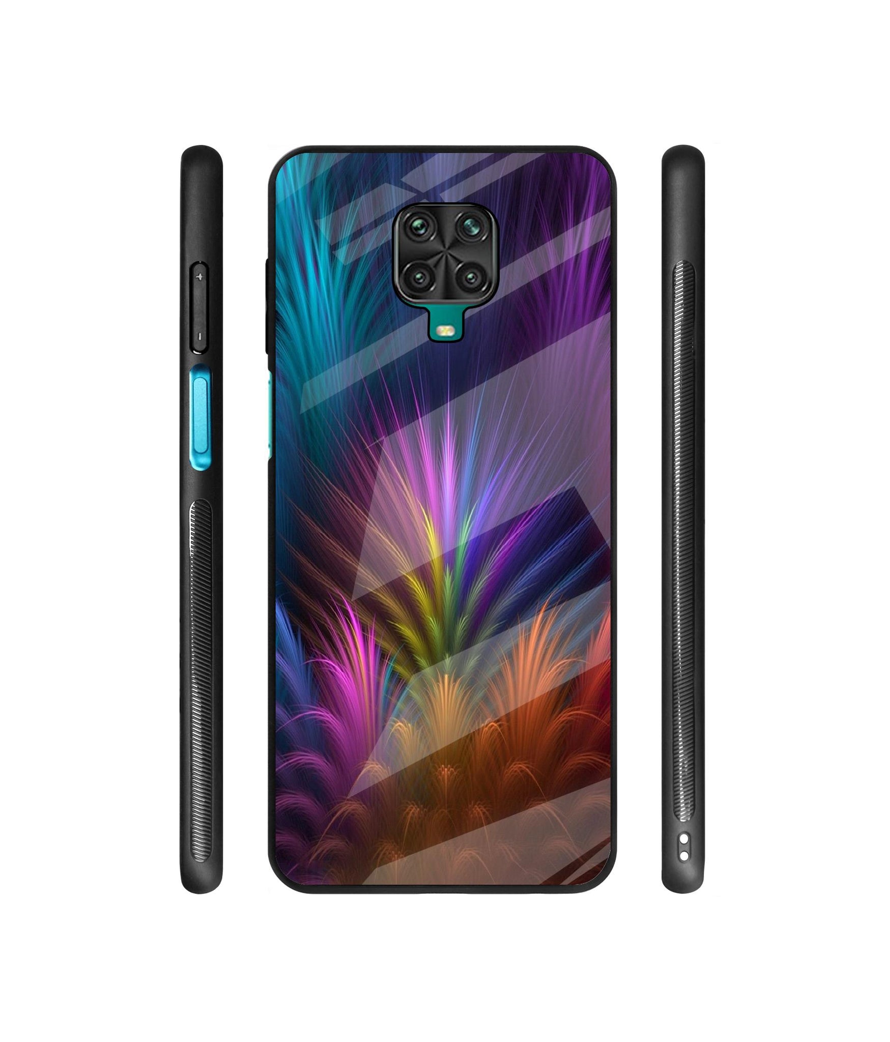 Multicoloured Designer Printed Glass Cover for Mi Redmi Note 9 Pro / Redmi Note 9 Pro Max / Poco M2 Pro