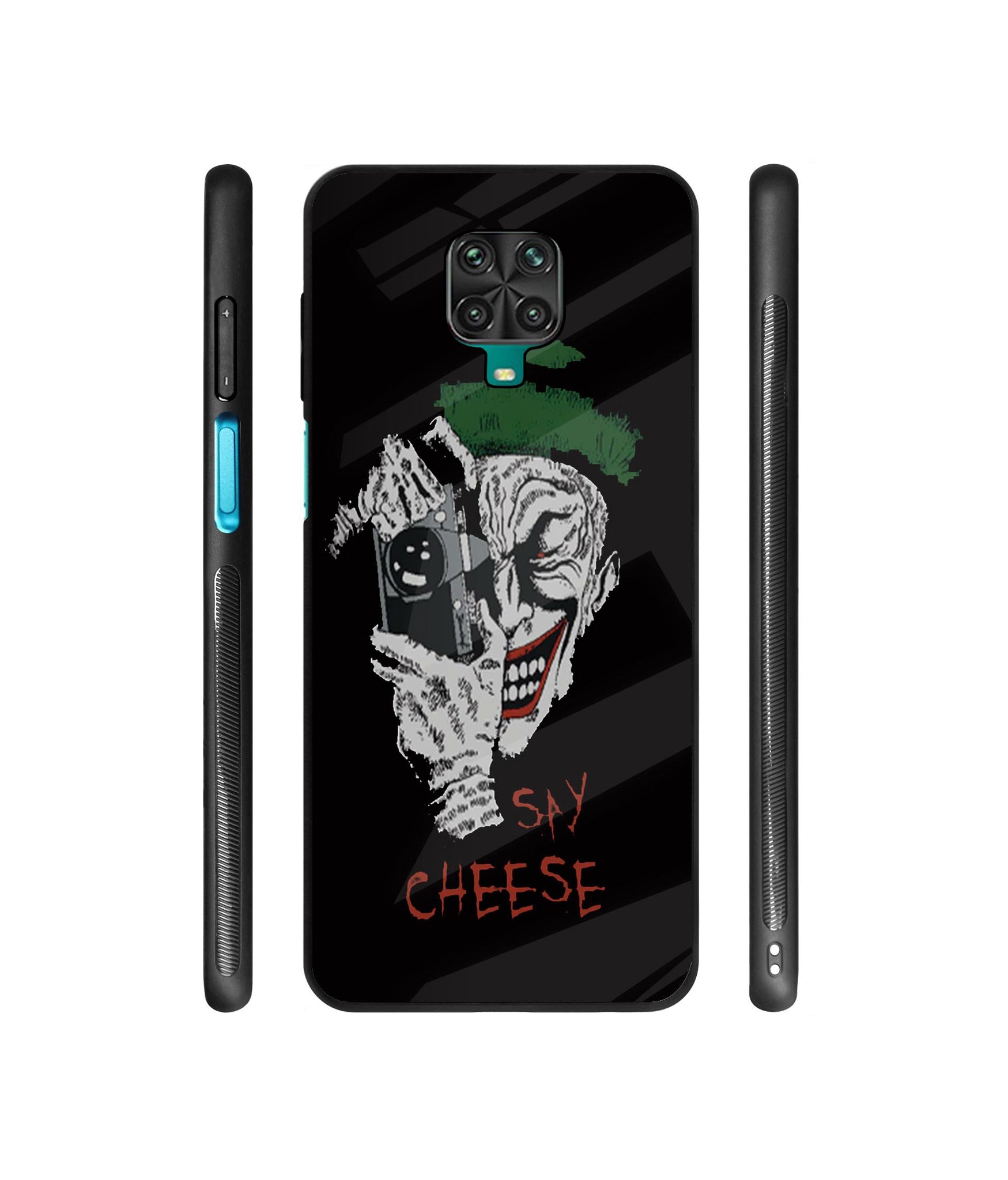 Joker Say Cheese Designer Printed Glass Cover for Mi Redmi Note 9 Pro / Redmi Note 9 Pro Max / Poco M2 Pro