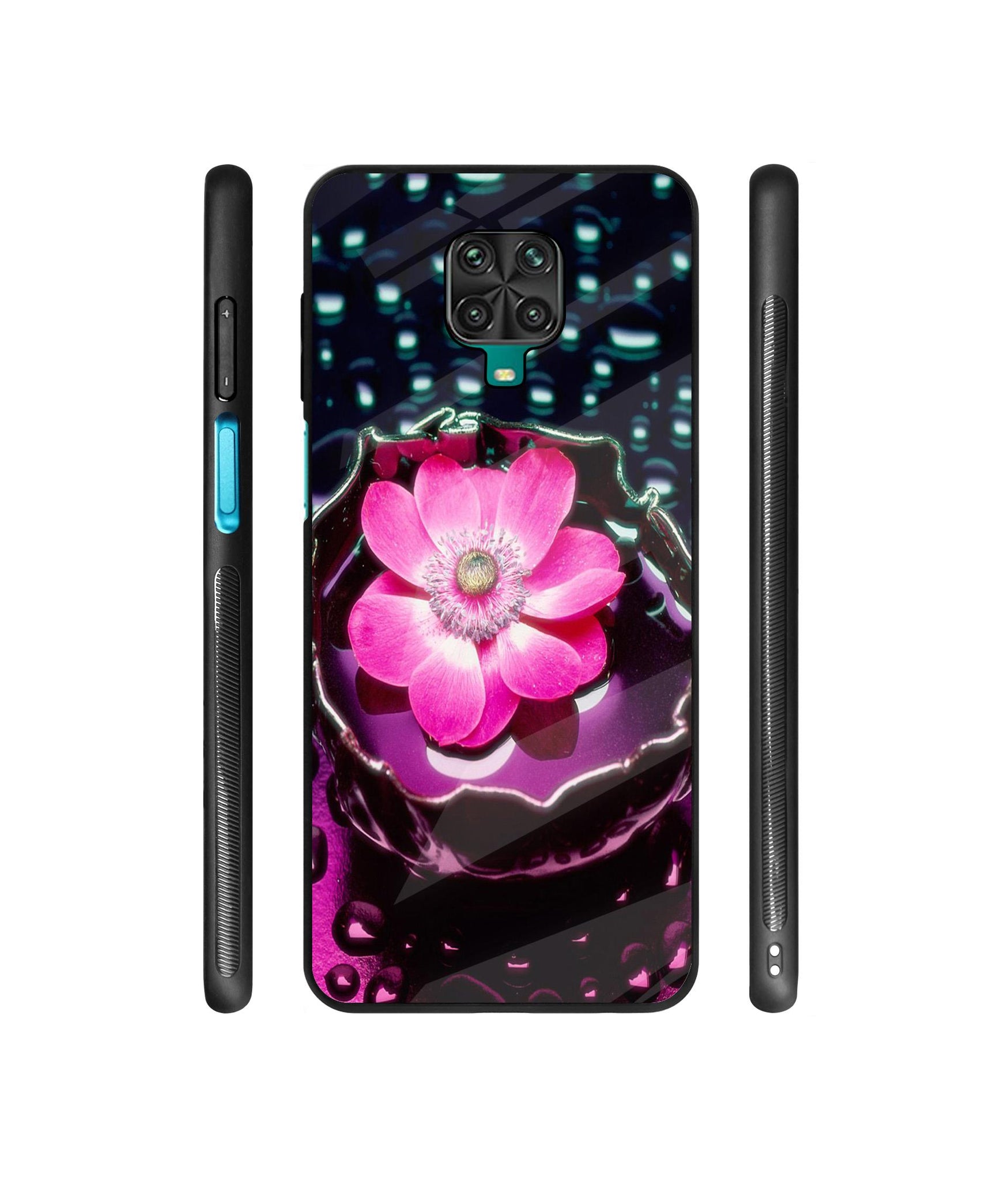 Flower in Water Designer Printed Glass Cover for Mi Redmi Note 9 Pro / Redmi Note 9 Pro Max / Poco M2 Pro
