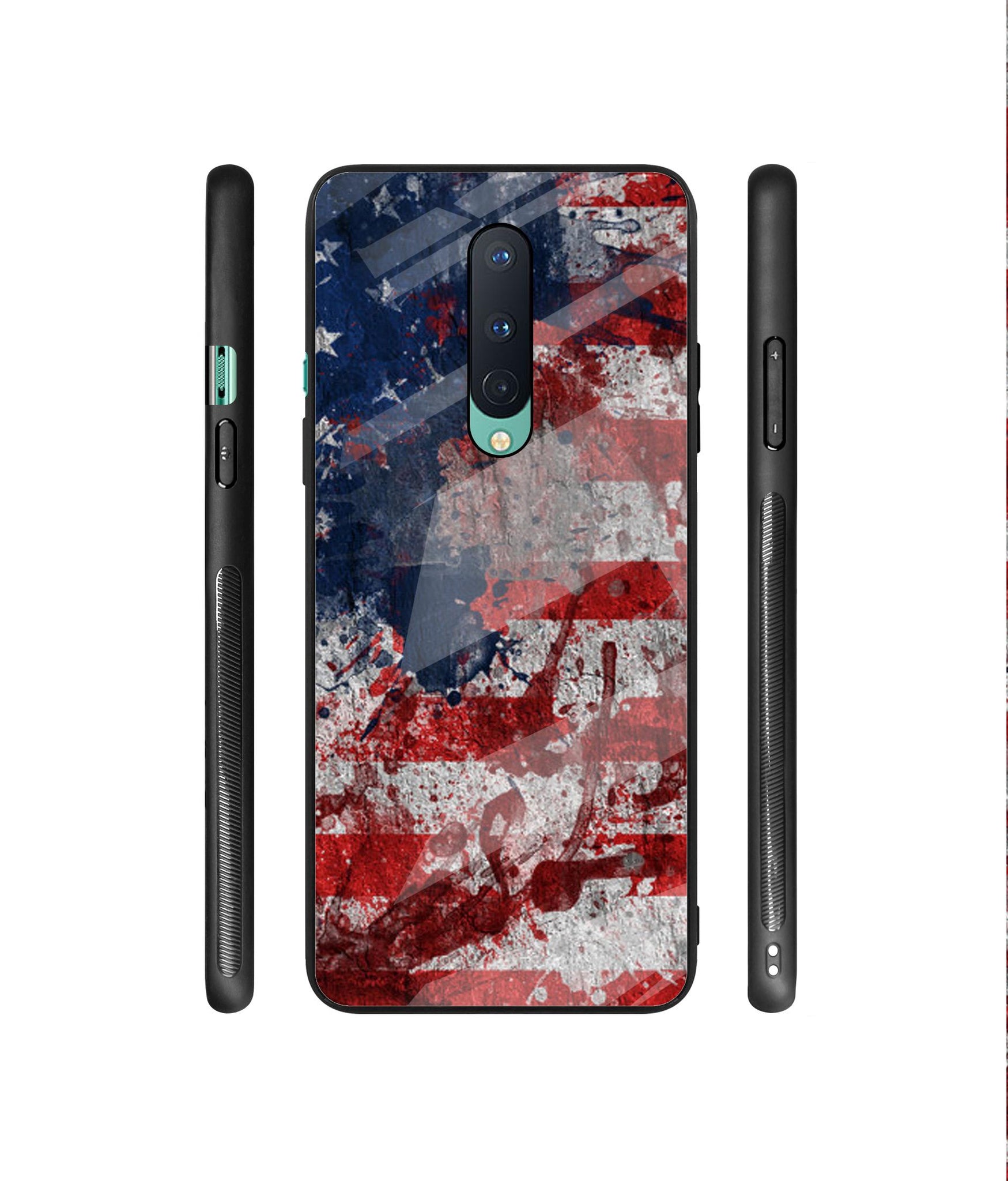 Painting American Designer Printed Glass Cover for OnePlus 8