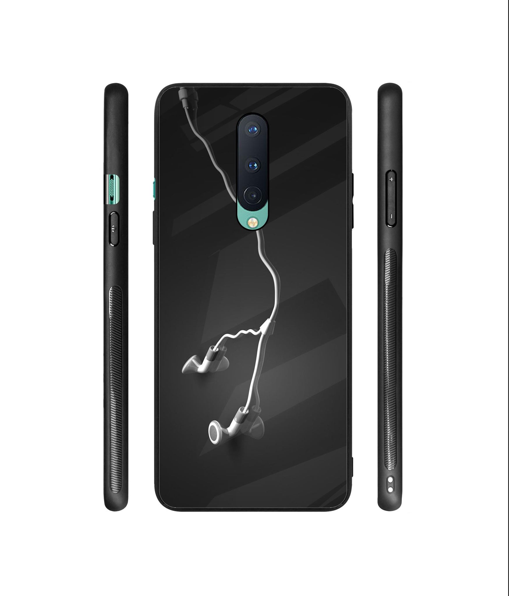 Music Designer Printed Glass Cover for OnePlus 8