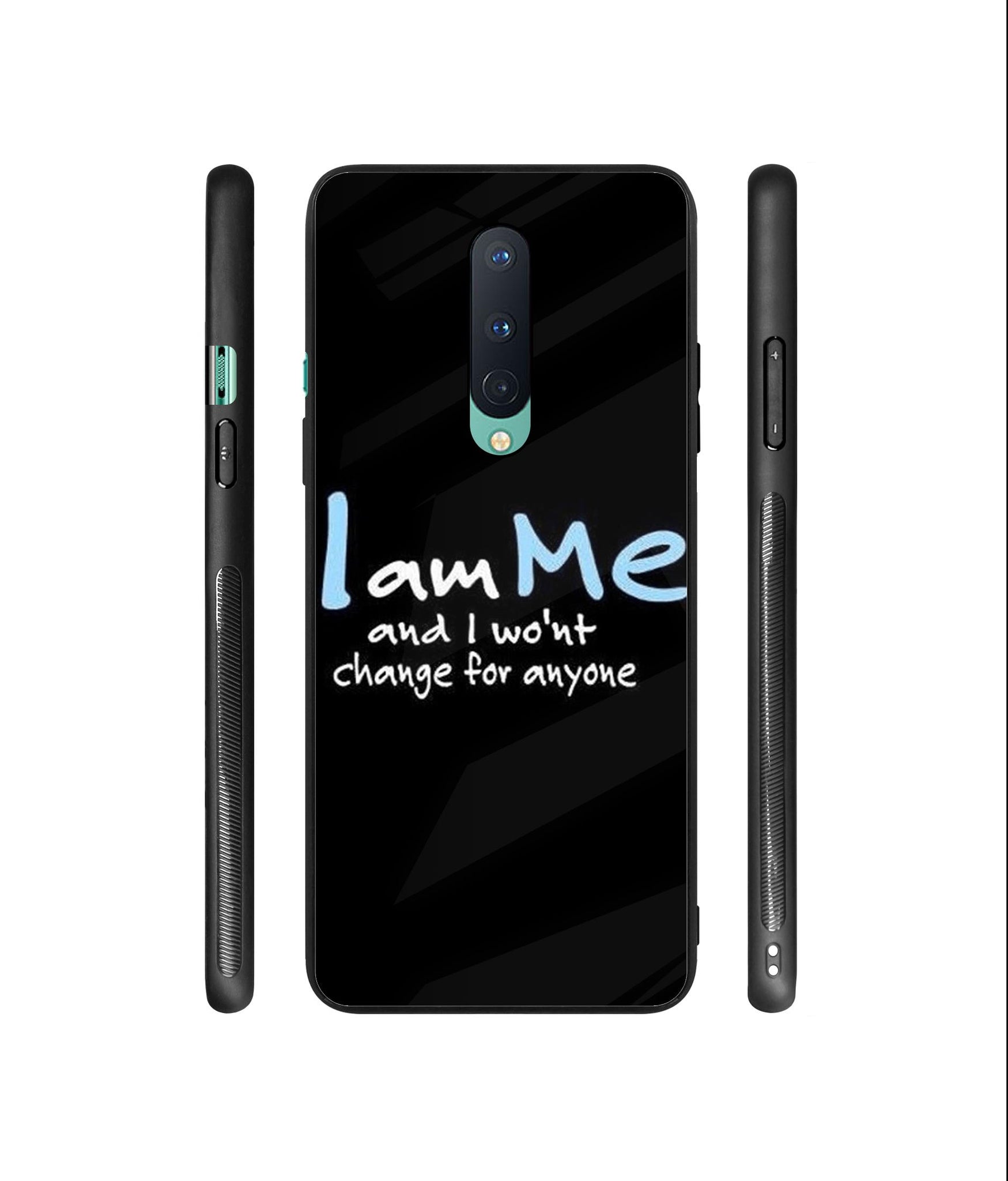 Quotes Designer Printed Glass Cover for OnePlus 8