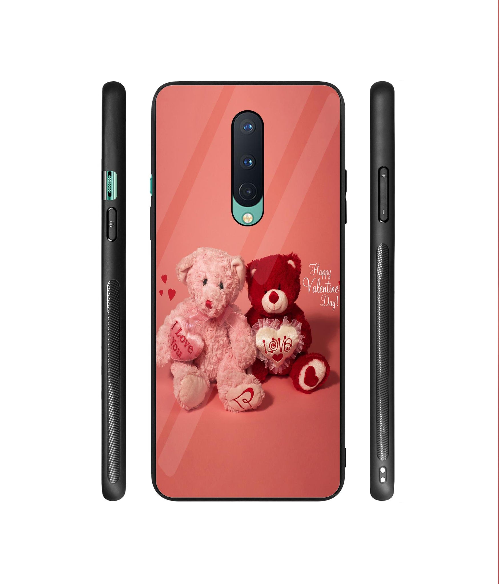Valentine Day Designer Printed Glass Cover for OnePlus 8