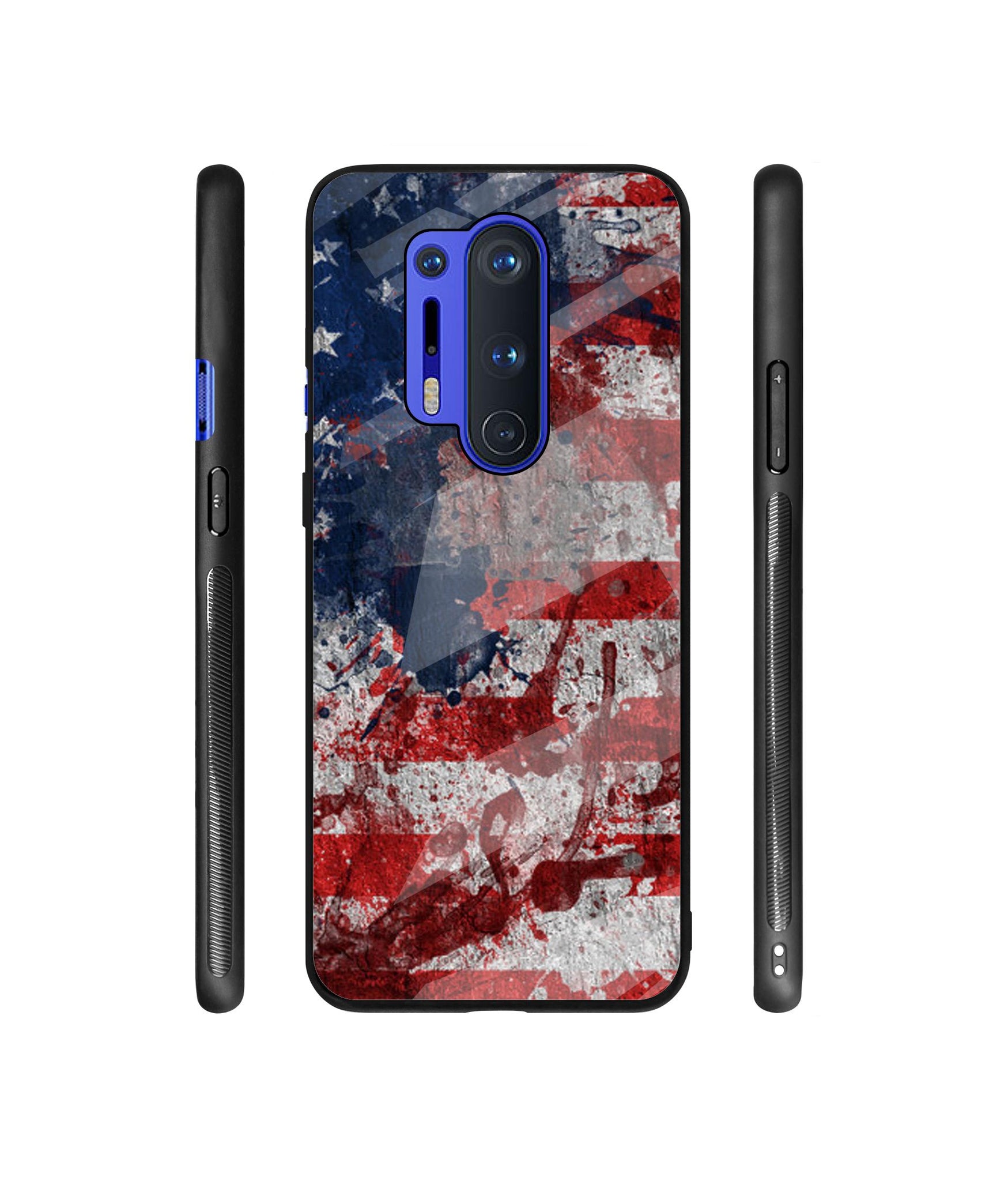 Painting American Designer Printed Glass Cover for OnePlus 8 Pro