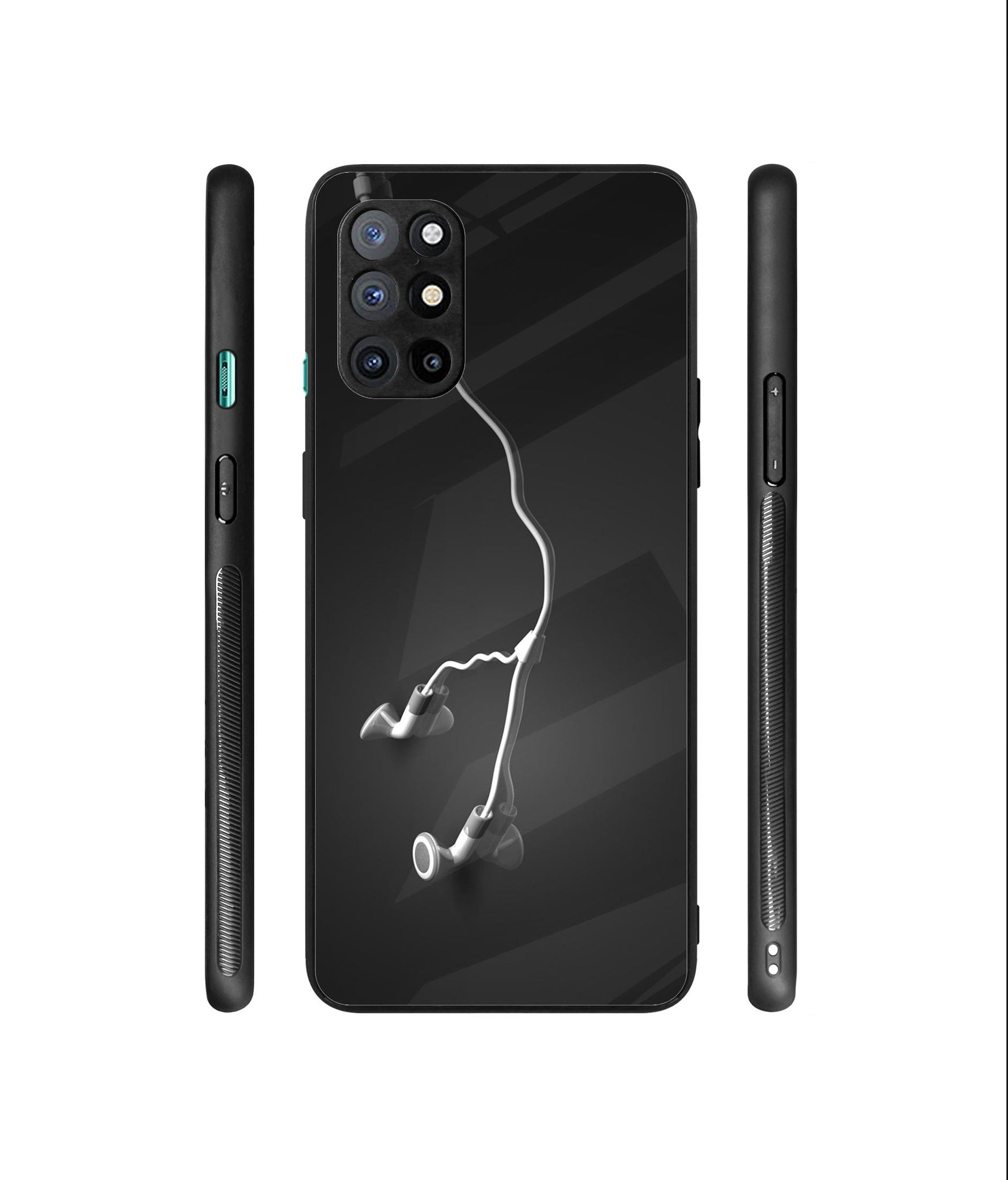 Music Designer Printed Glass Cover for OnePlus 8T