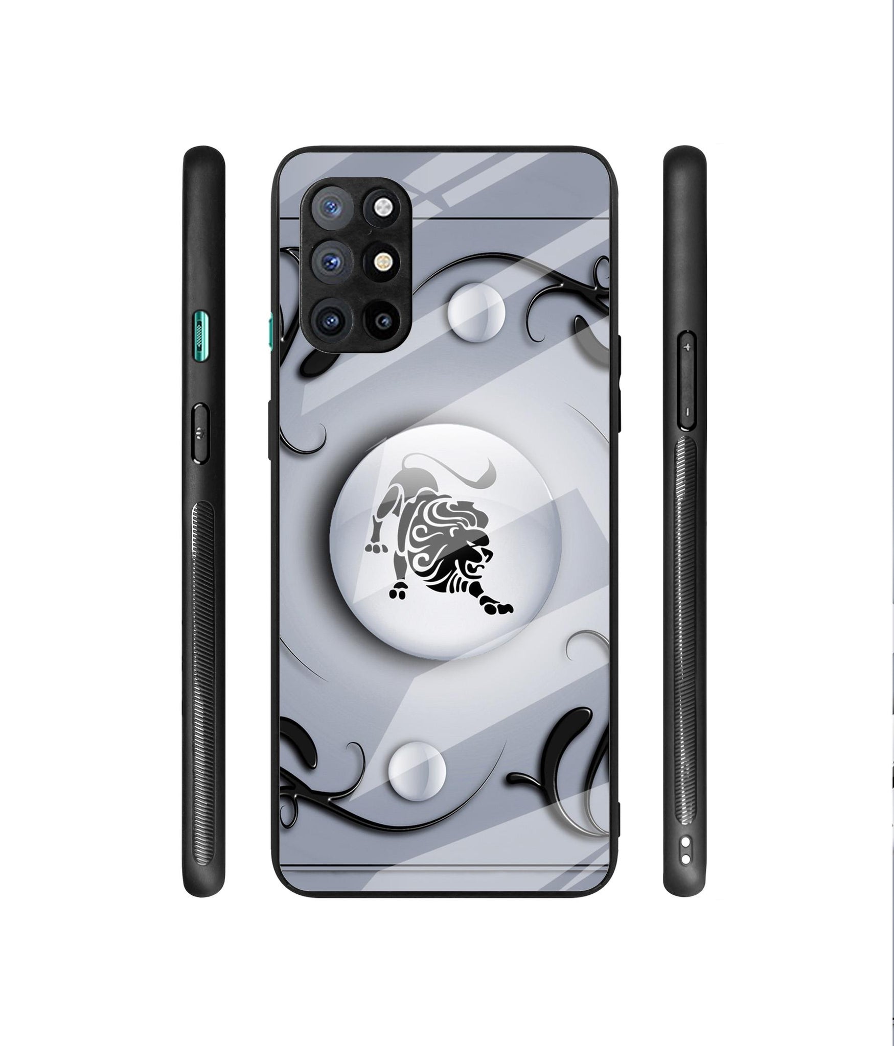 Leo Designer Printed Glass Cover for OnePlus 8T