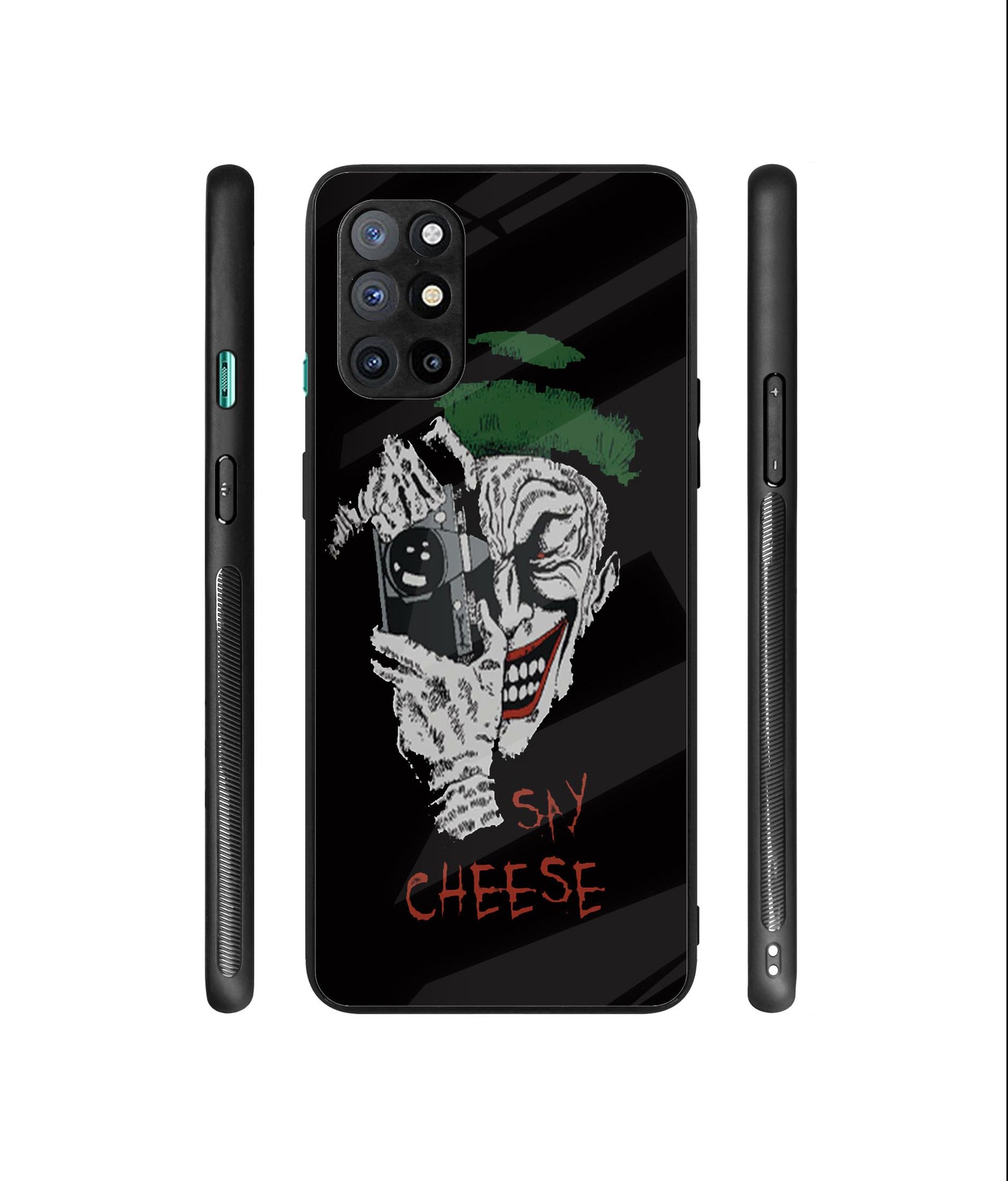 Joker Say Cheese Designer Printed Glass Cover for OnePlus 8T