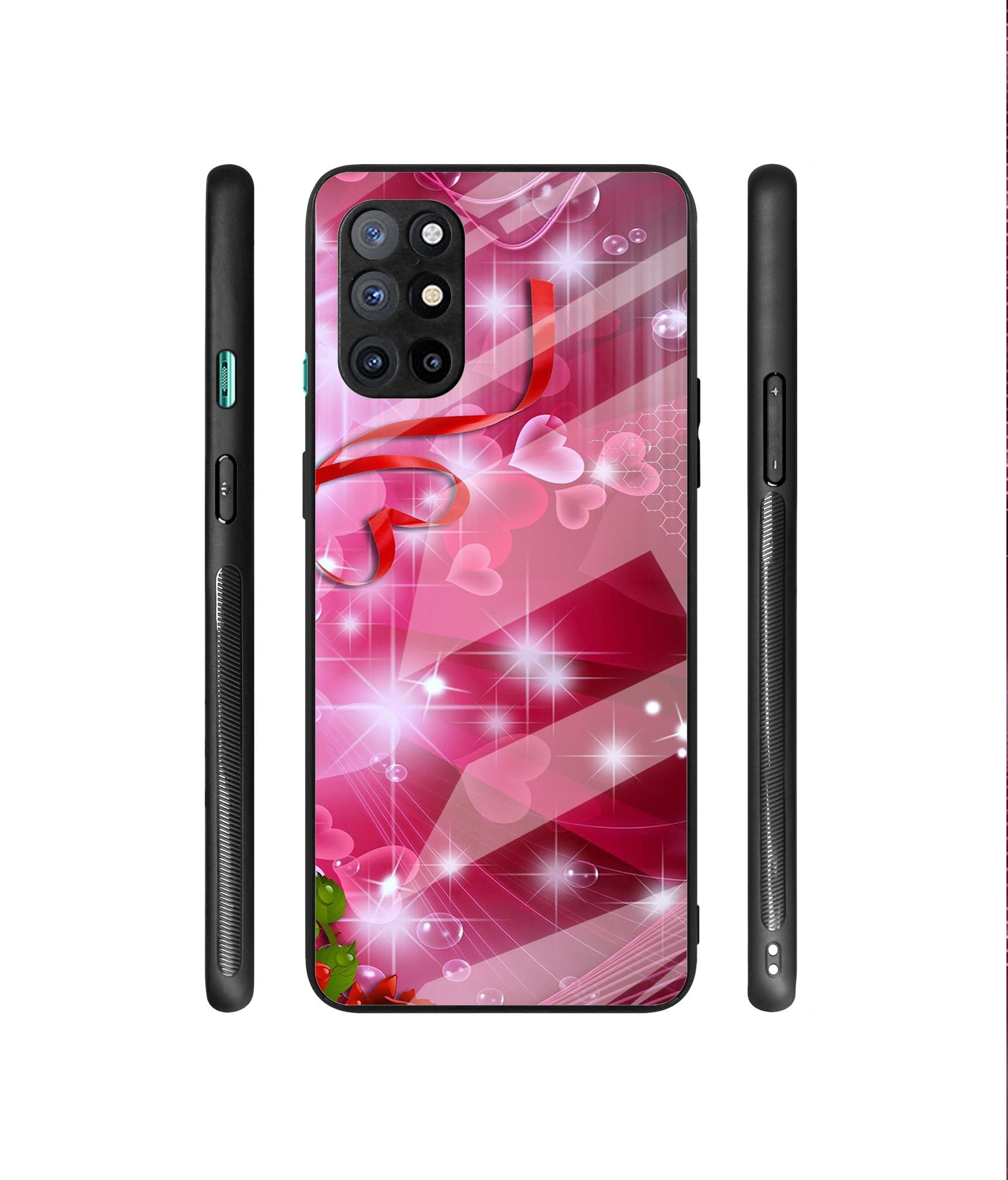Love Designer Printed Glass Cover for OnePlus 8T