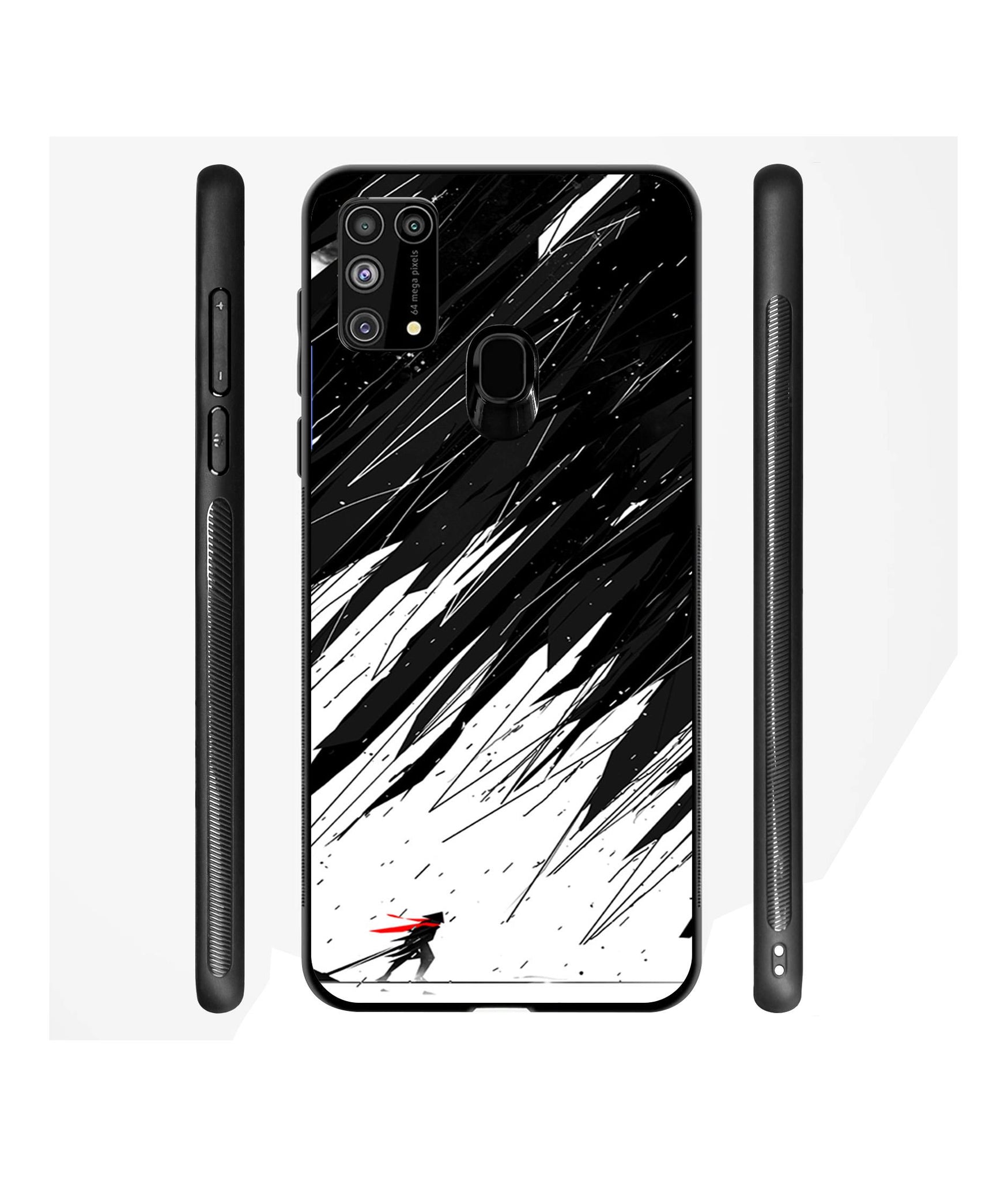 Geometric Strom Designer Printed Glass Cover for Samsung Galaxy M31 Prime / M31 / F41