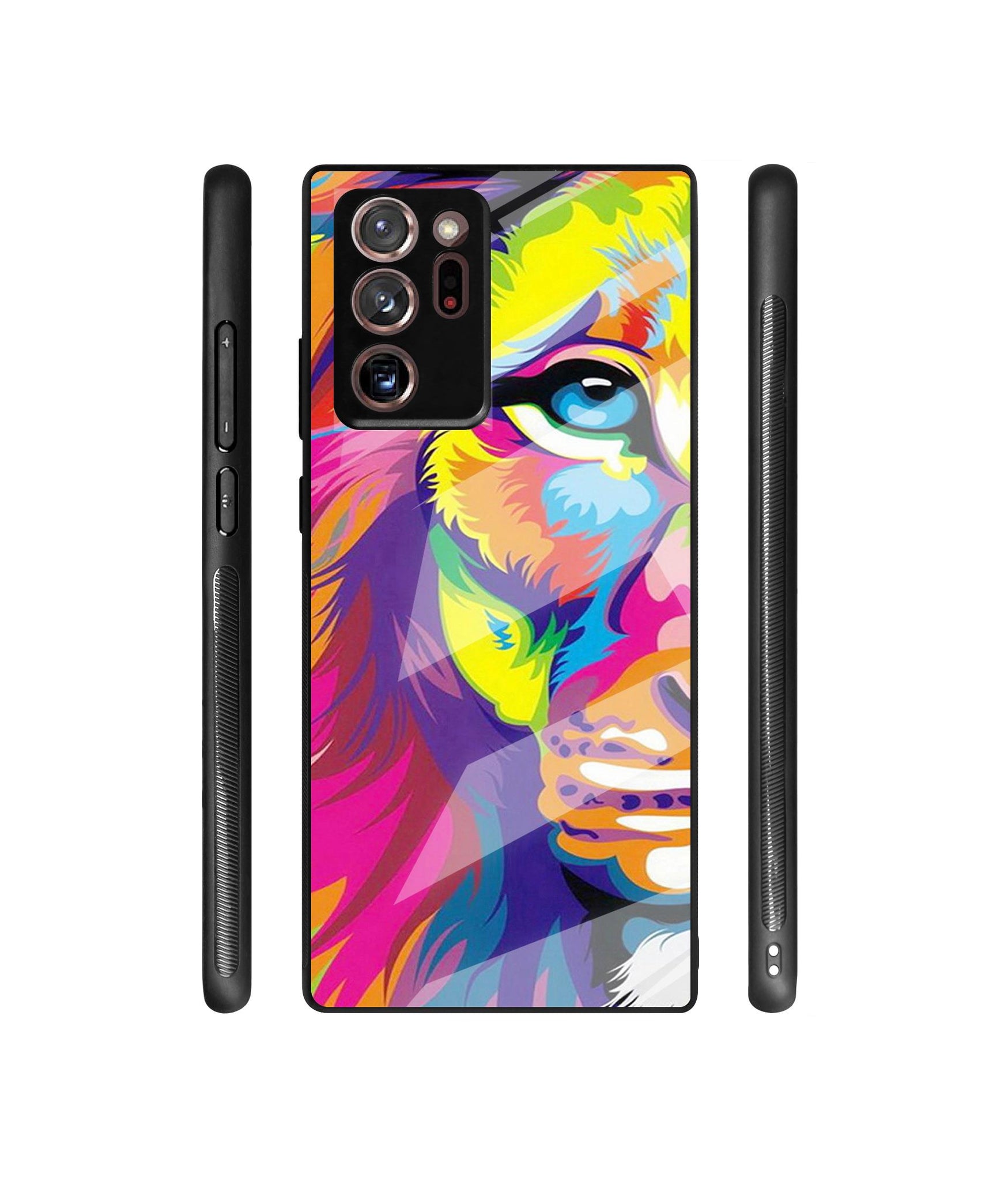 Lion Designer Printed Glass Cover for Samsung Galaxy Note 20 Ultra