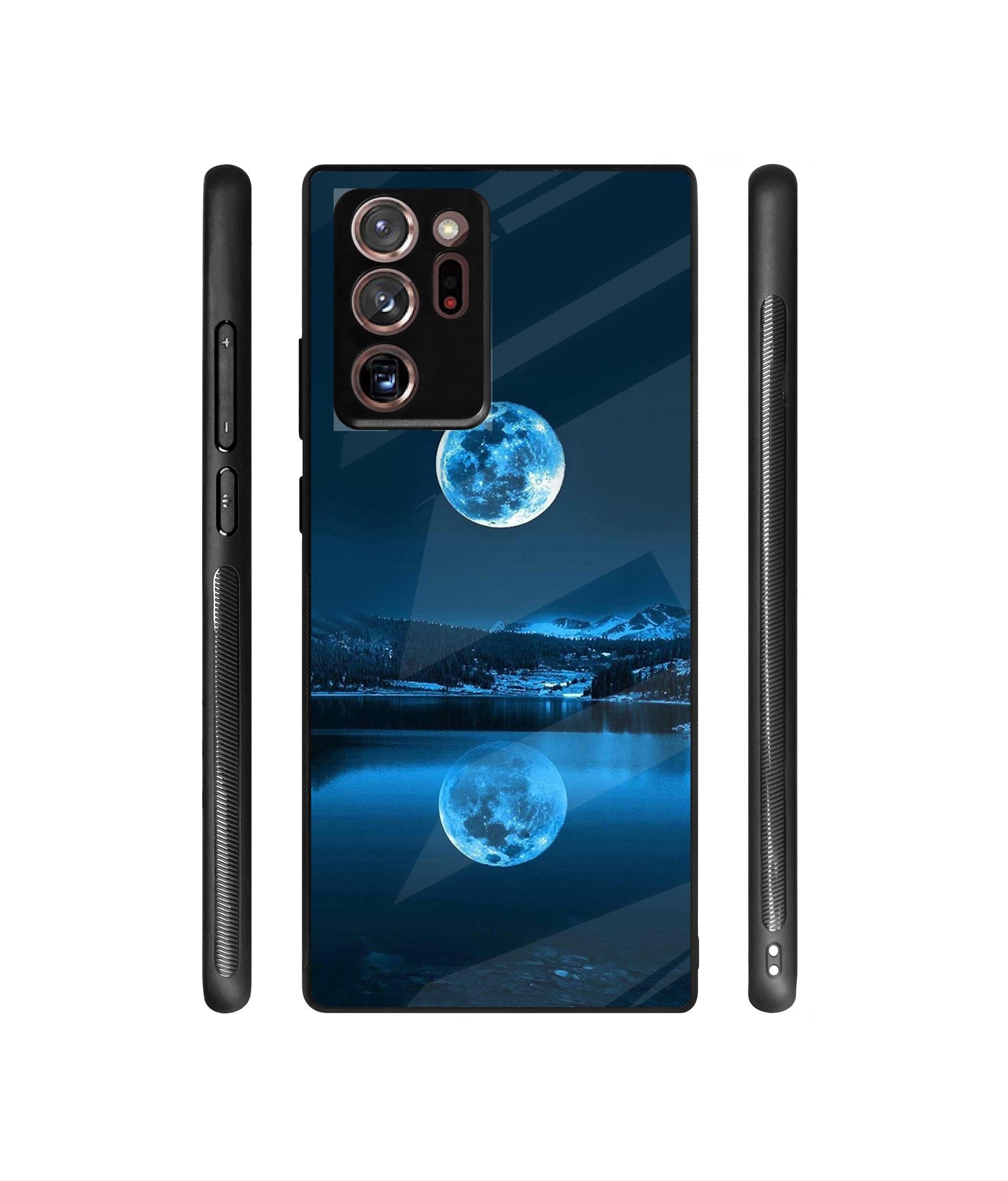Moon Pattern Print Designer Printed Glass Cover for Samsung Galaxy Note 20 Ultra