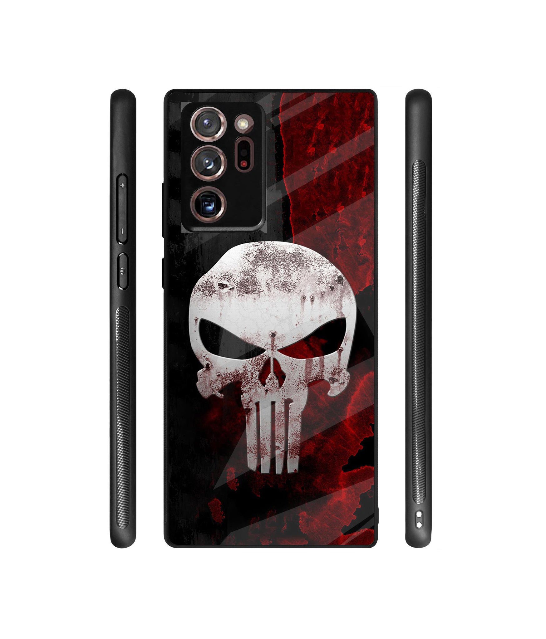 Punisher Skull Designer Printed Glass Cover for Samsung Galaxy Note 20 Ultra