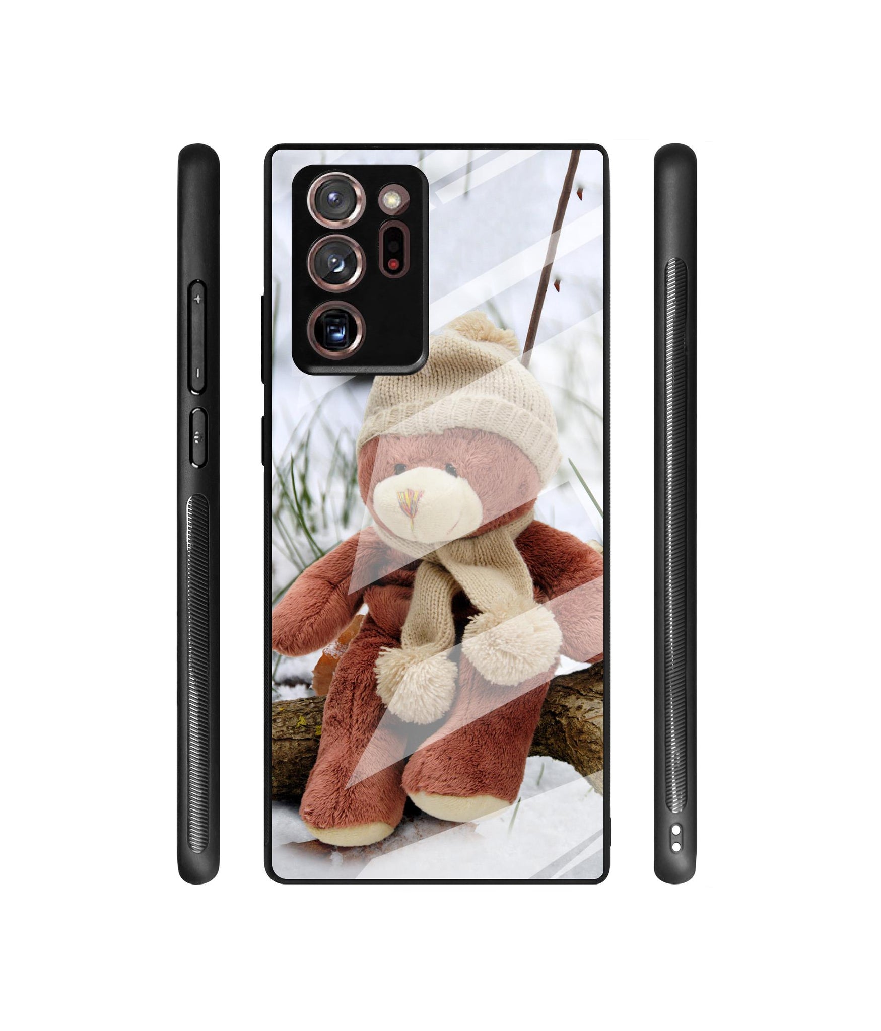 Woolen Bear Designer Printed Glass Cover for Samsung Galaxy Note 20 Ultra