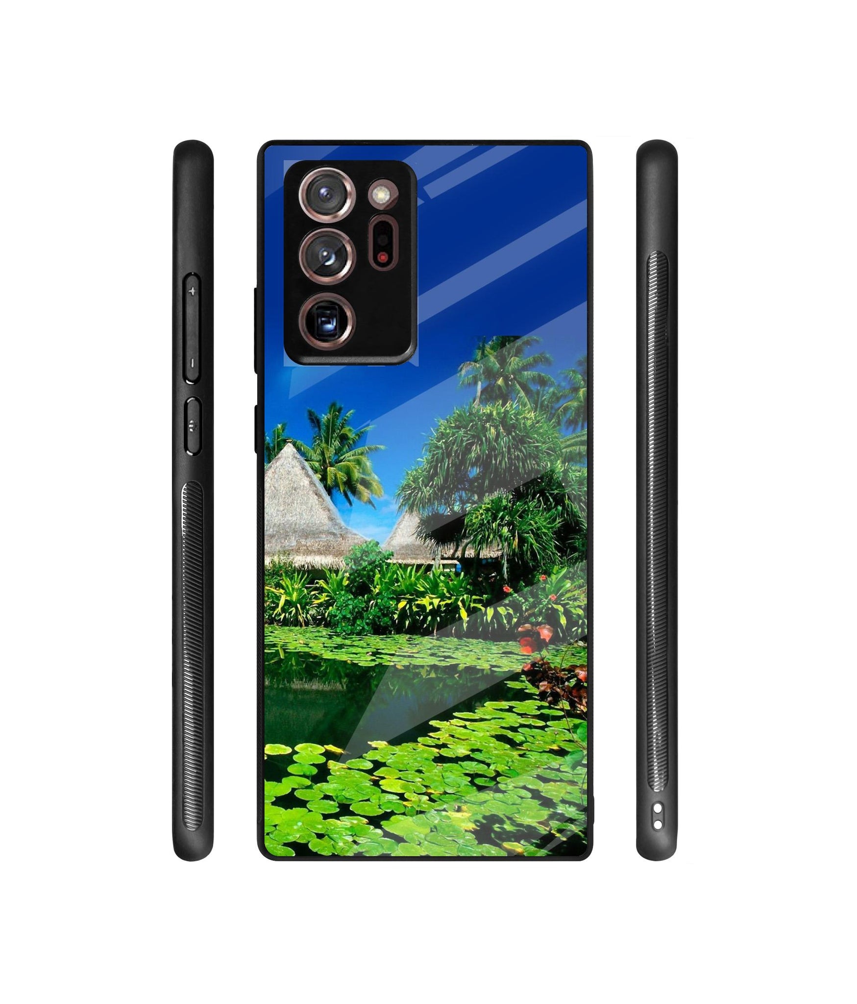 Tropics Water Designer Printed Glass Cover for Samsung Galaxy Note 20 Ultra