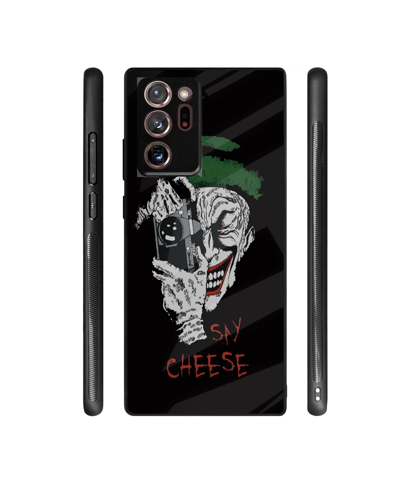 Joker Say Cheese Designer Printed Glass Cover for Samsung Galaxy Note 20 Ultra